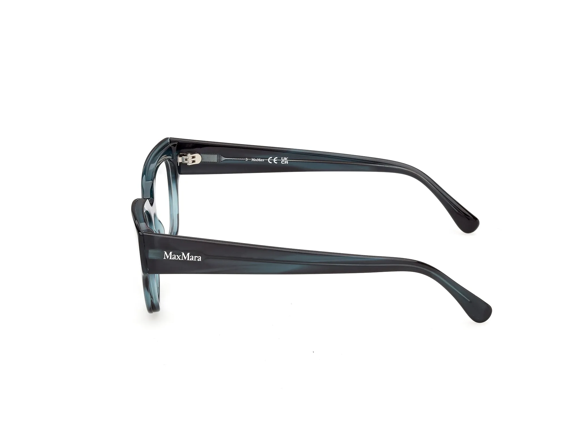 Max Mara MM5259 64 Montature da vista Acetato Verde Squadrata Normale - immagine 3