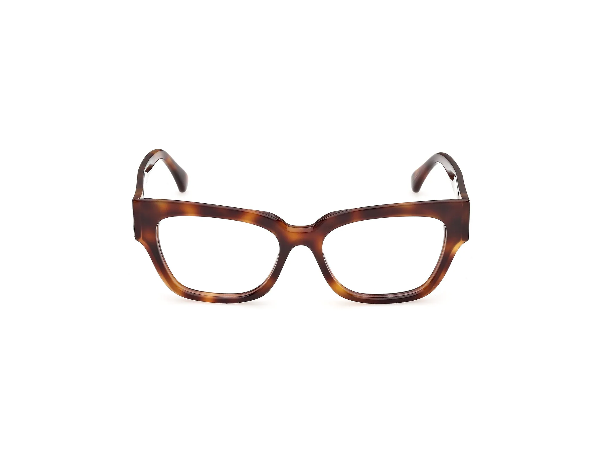 Max Mara MM5259 52 Montature da vista Acetato Havana Squadrata Normale - immagine 2