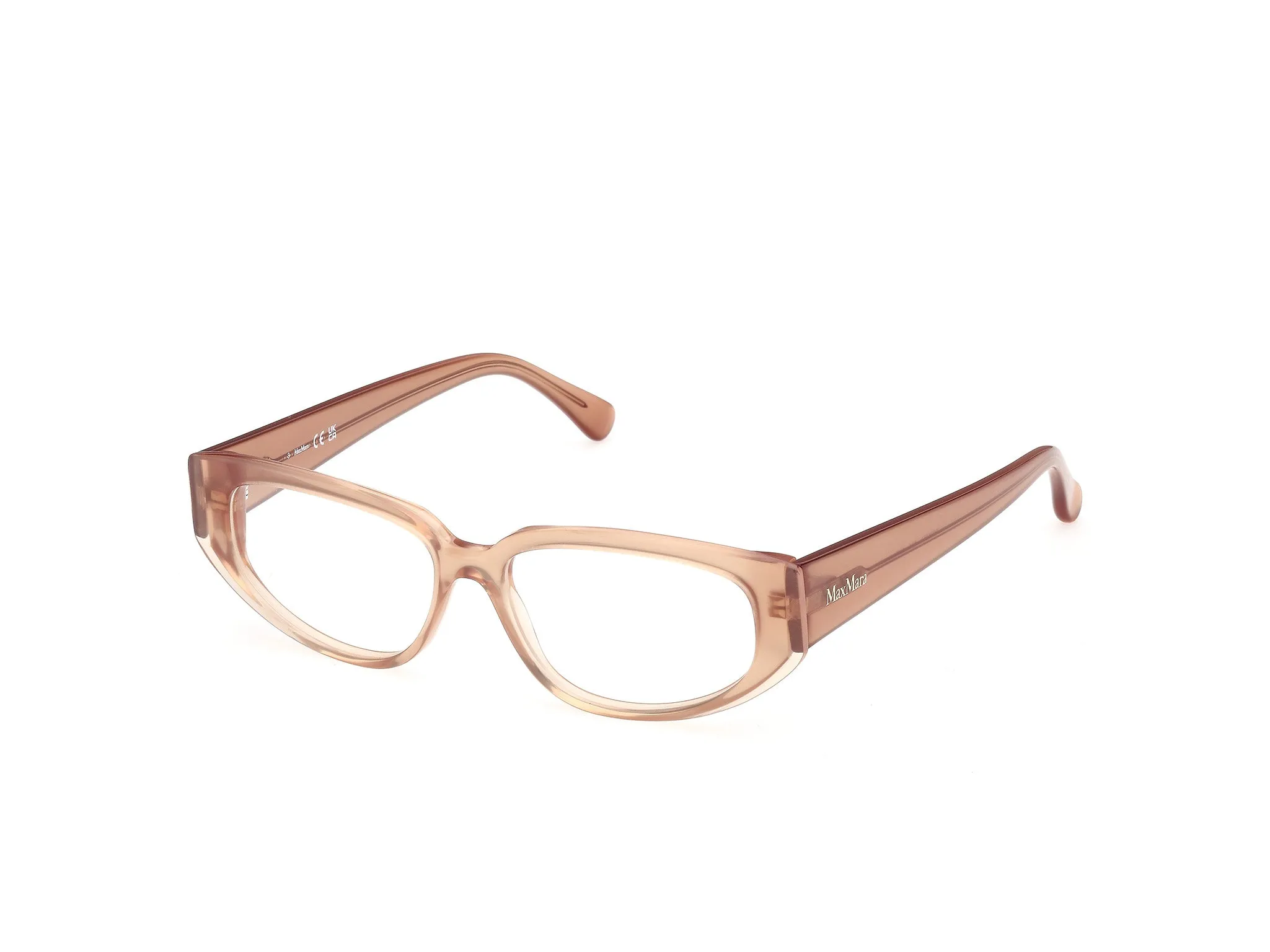 Max Mara MM5258 72 Montature da vista Acetato Rosa Geometrica Normale - immagine 1