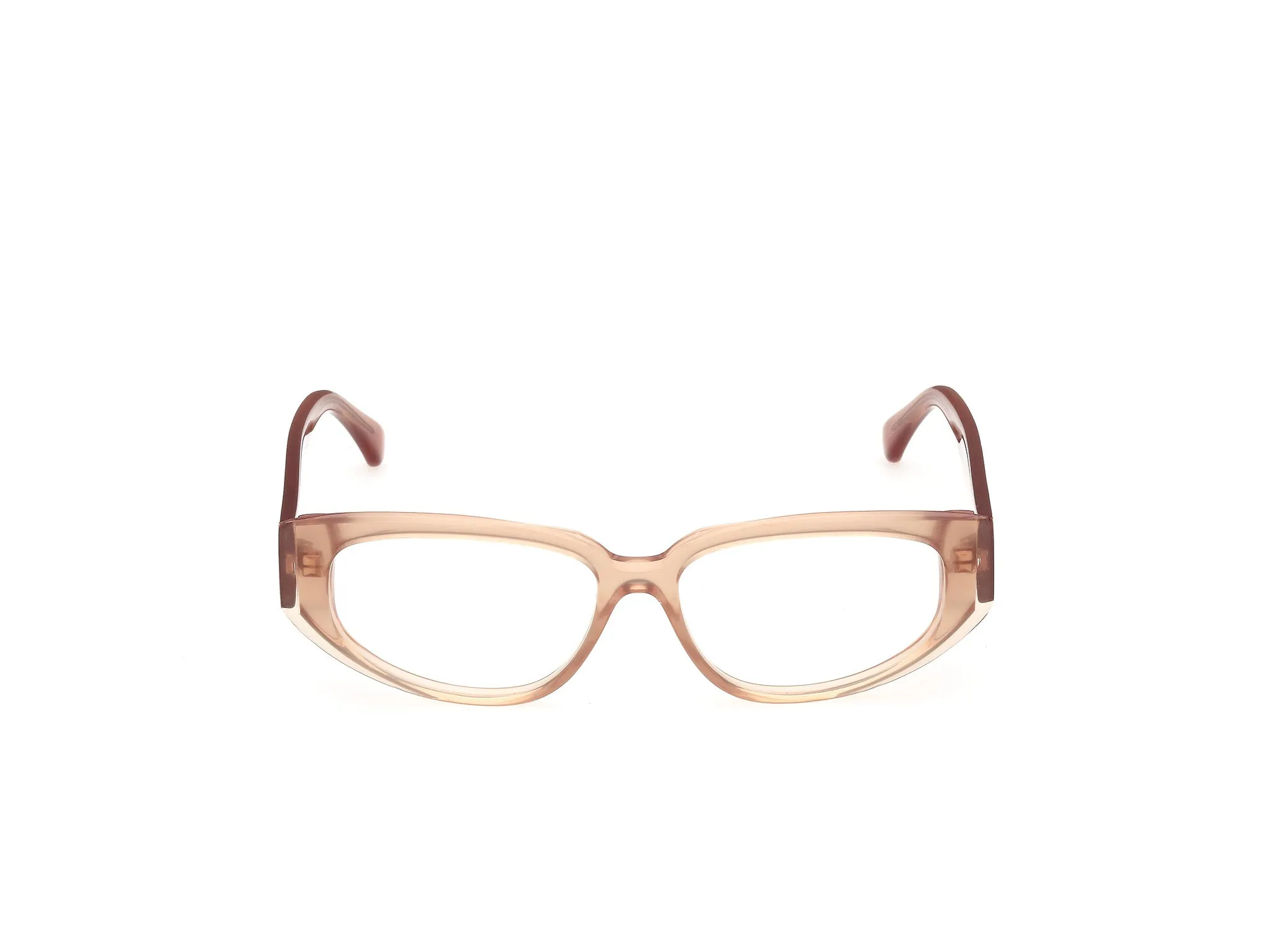 Max Mara MM5258 72 Montature da vista Acetato Rosa Geometrica Normale - immagine 2