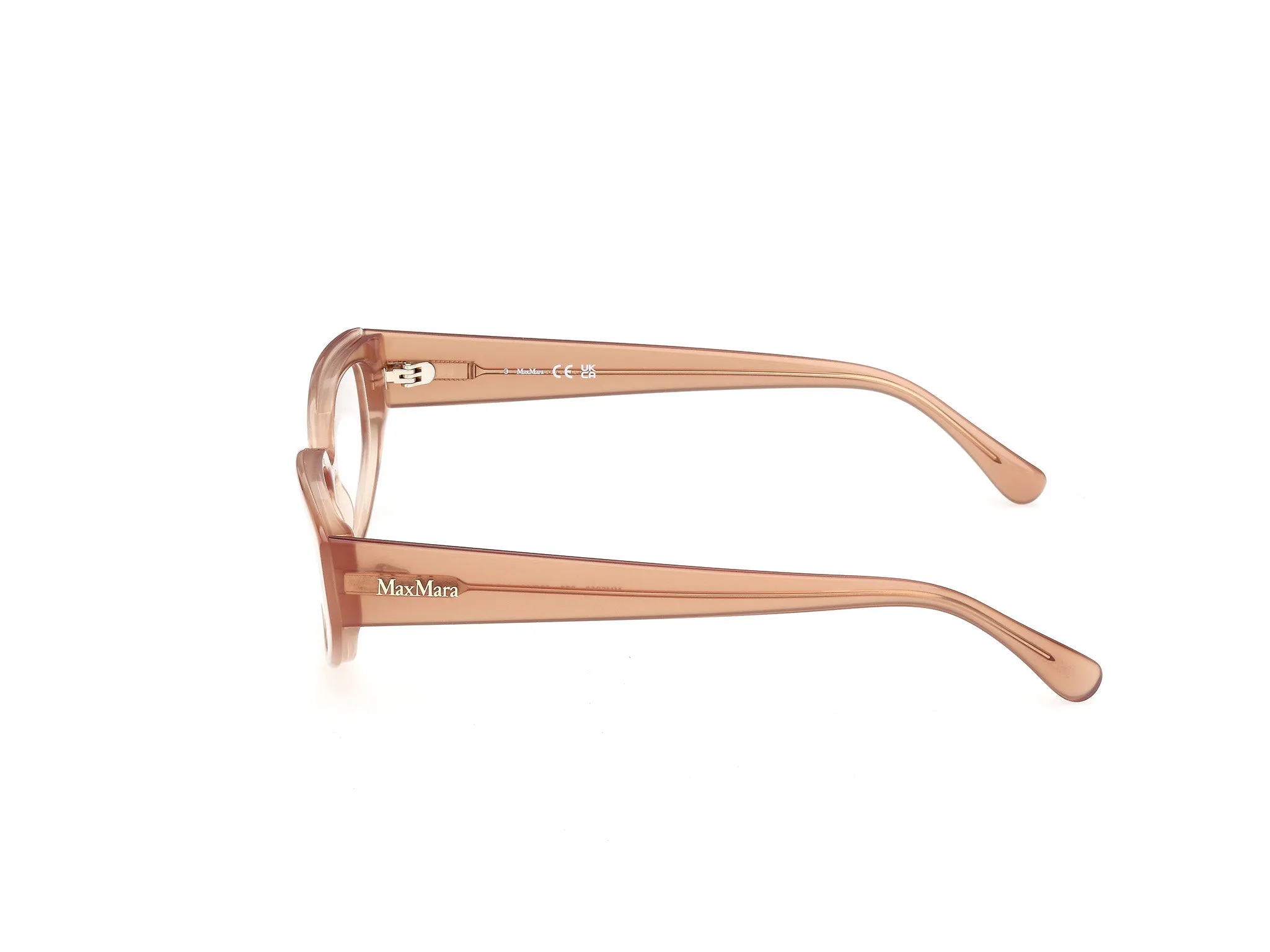 Max Mara MM5258 72 Montature da vista Acetato Rosa Geometrica Normale - immagine 3