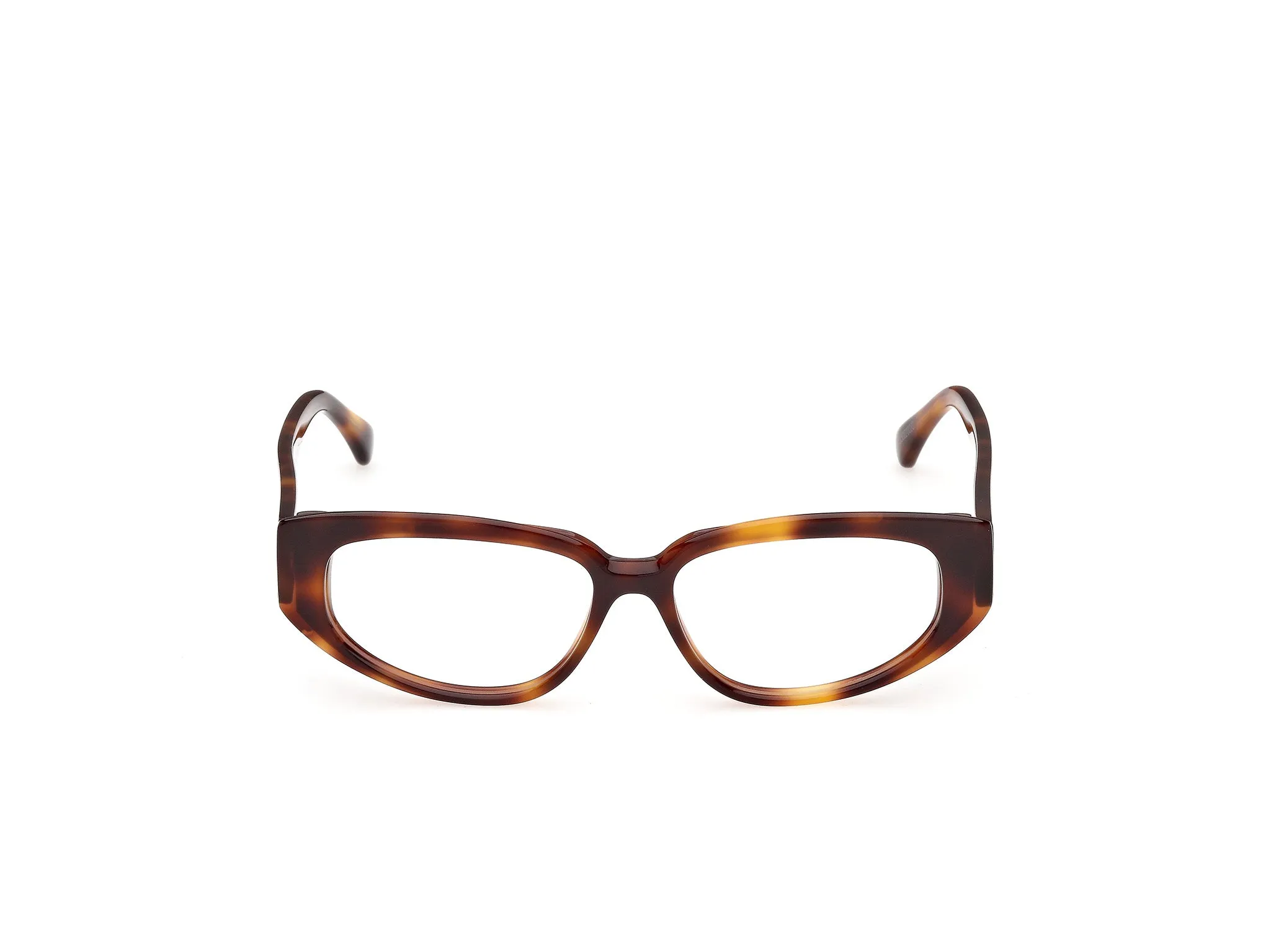 Max Mara MM5258 52 Montature da vista Acetato Havana Geometrica Normale - immagine 2