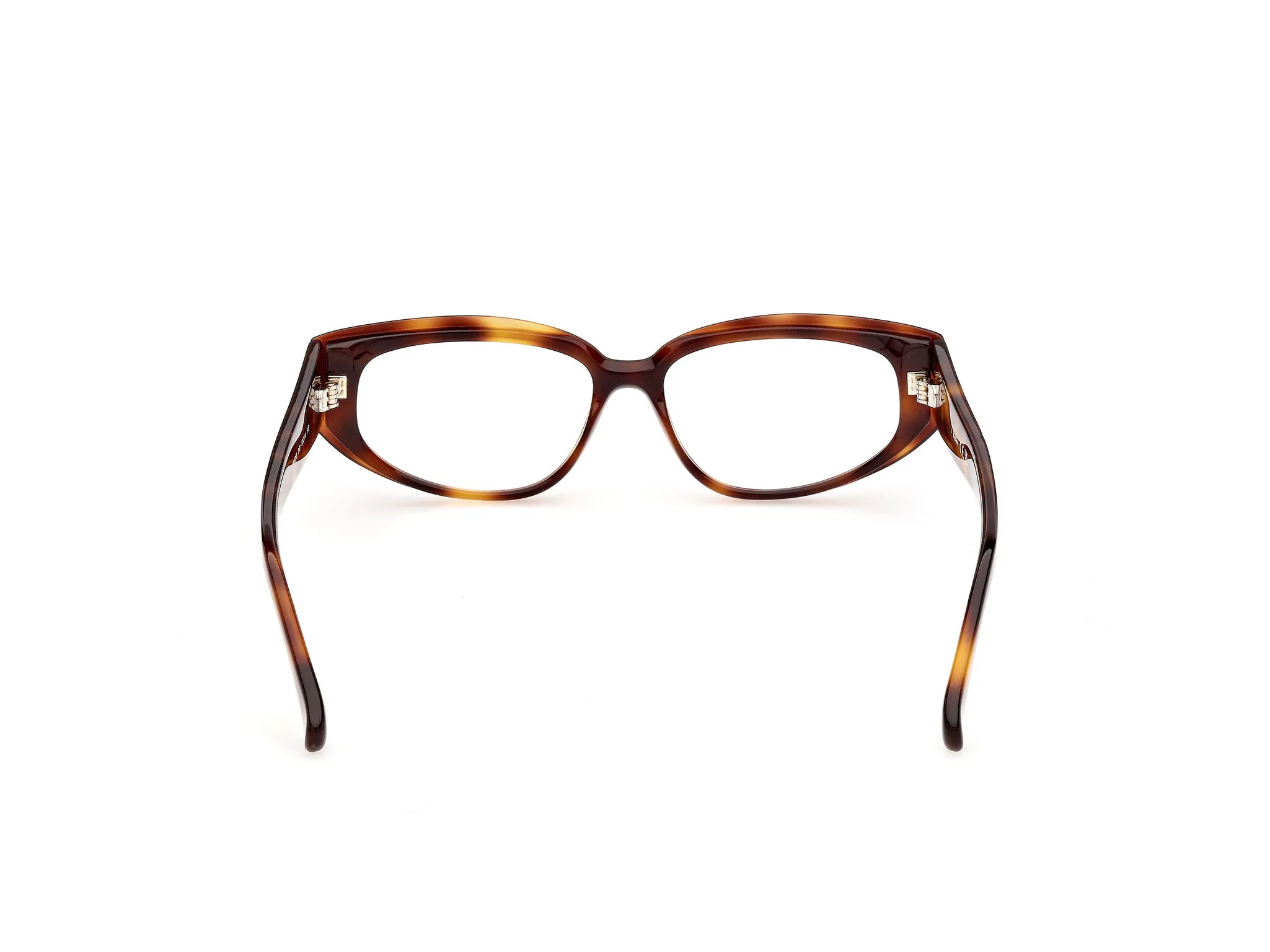 Max Mara MM5258 52 Montature da vista Acetato Havana Geometrica Normale - immagine 4