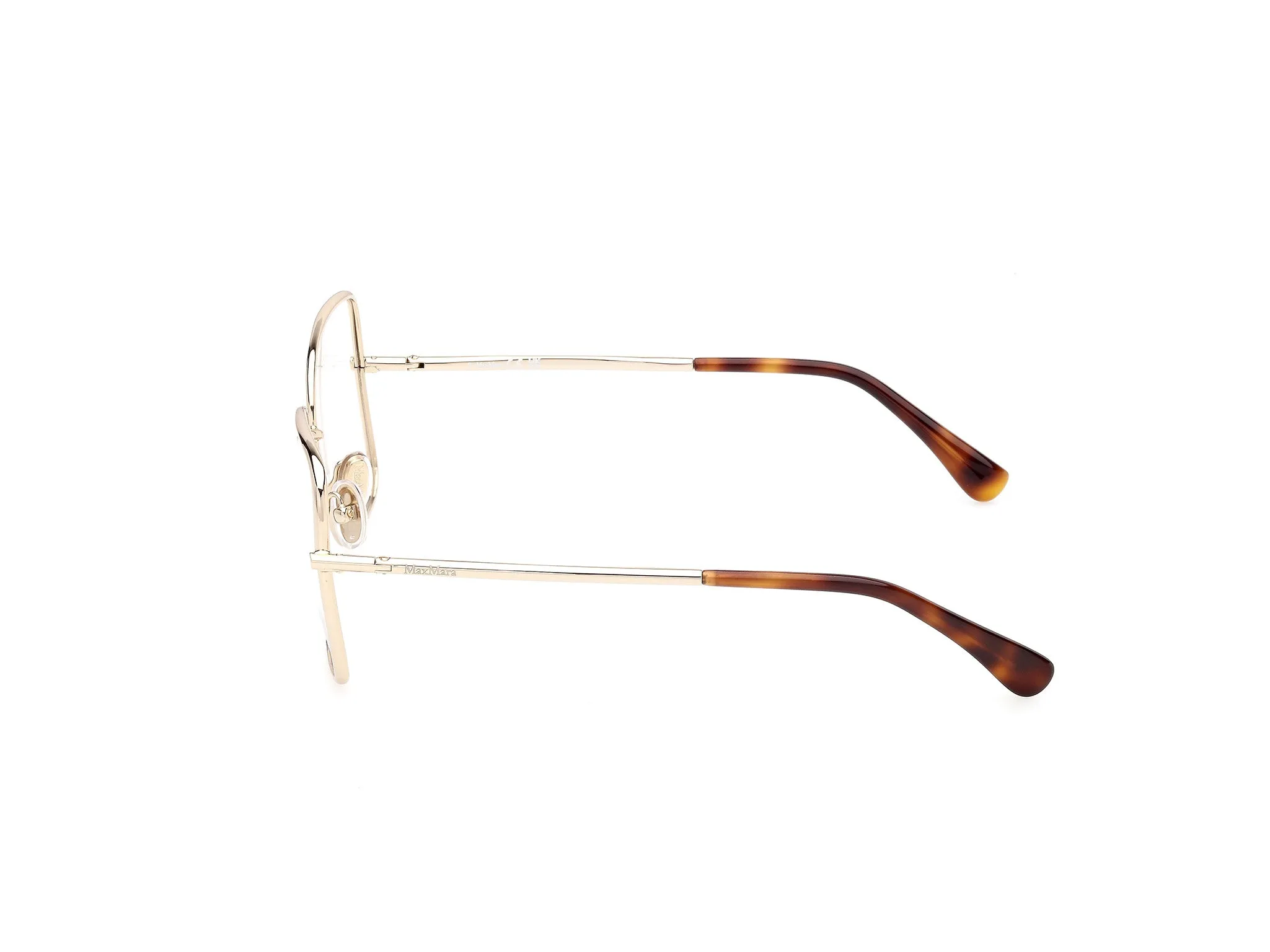 Max Mara MM5257 32 Montature da vista Metallo Oro Squadrata Normale - immagine 3