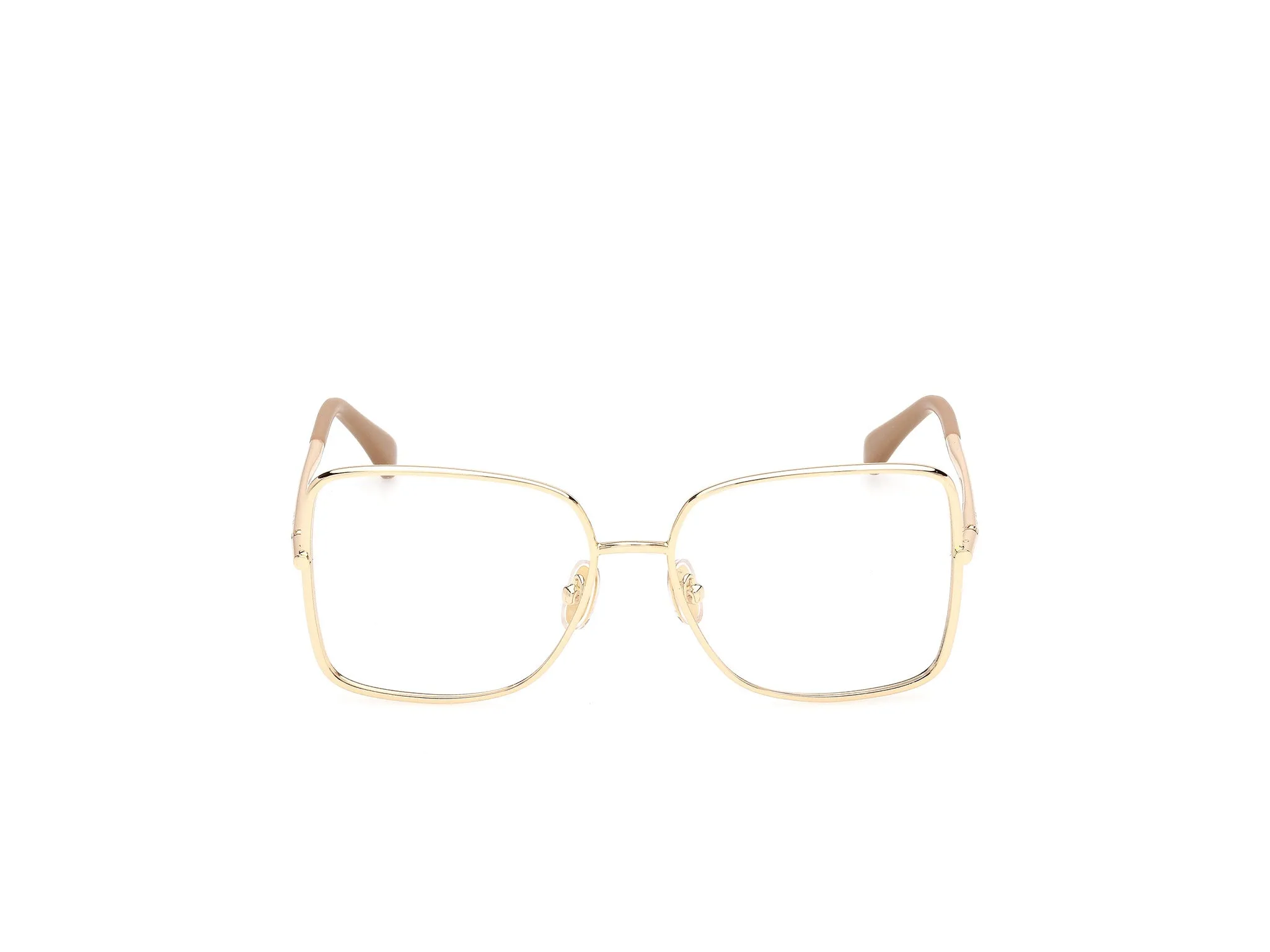 Max Mara MM5257 30 Montature da vista Metallo Oro Squadrata Normale - immagine 2