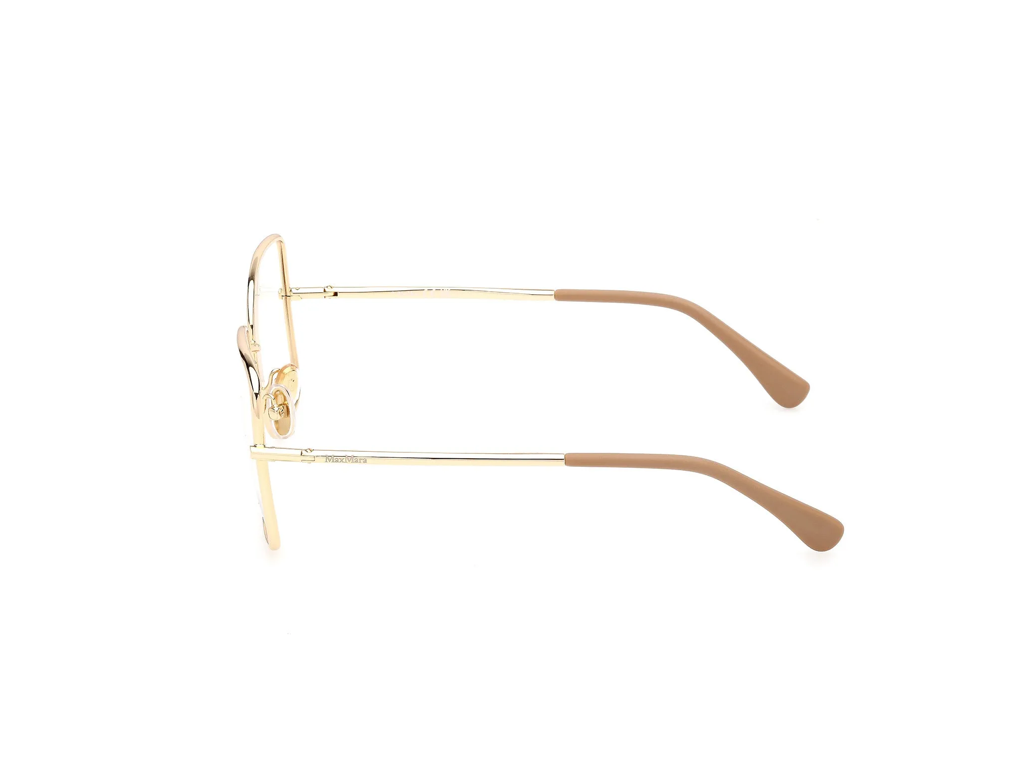 Max Mara MM5257 30 Montature da vista Metallo Oro Squadrata Normale - immagine 3