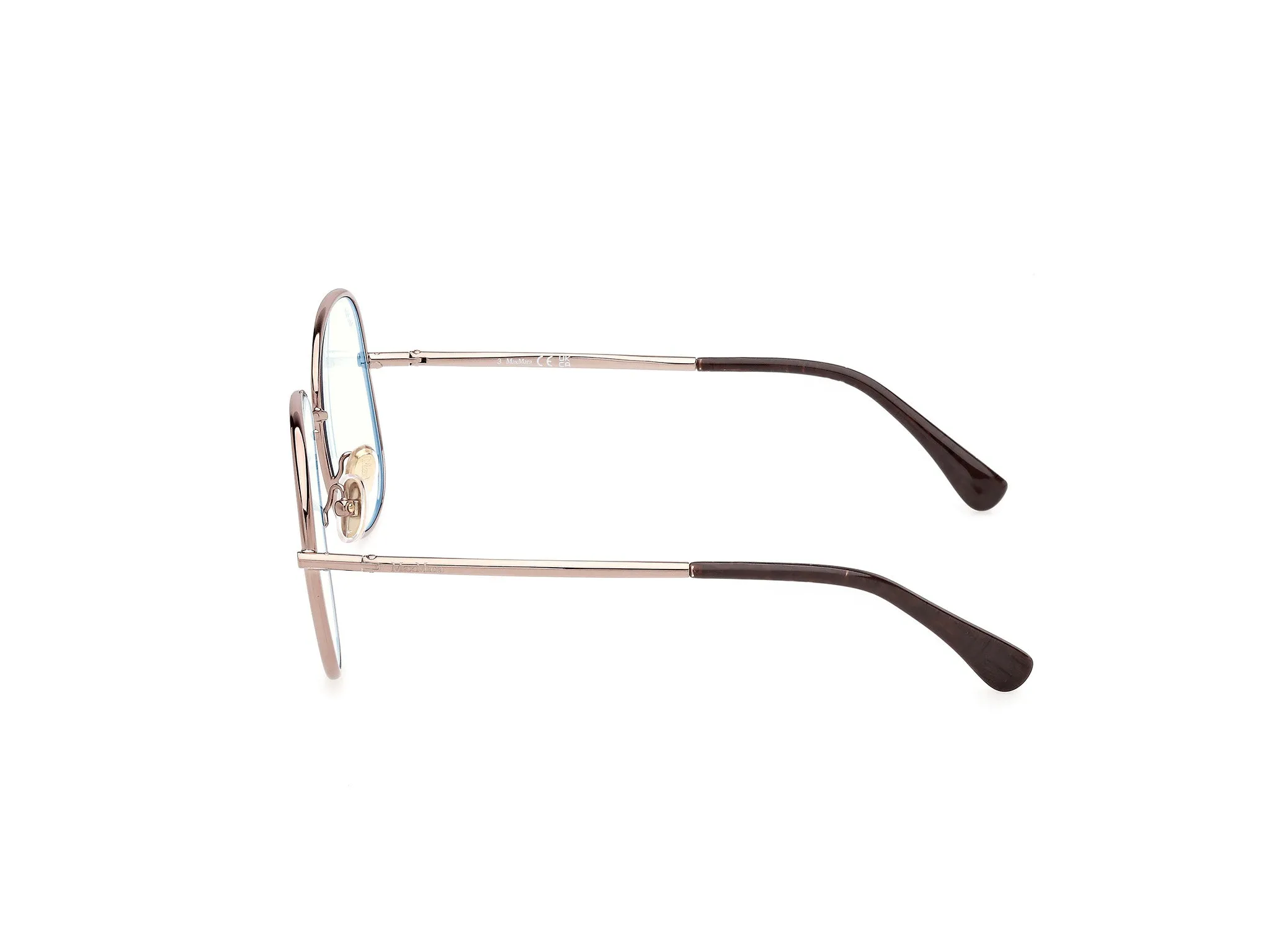 Max Mara MM5256-B 34 Montature da vista Metallo Bronzo Geometrica Normale - immagine 3