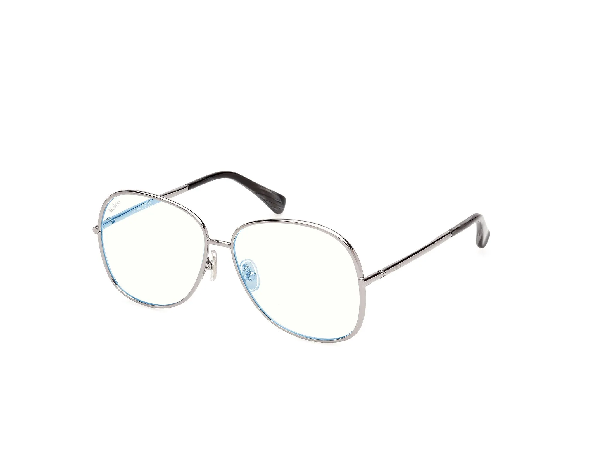 Max Mara MM5256-B 14 Montature da vista Metallo Grigio Geometrica Normale - immagine 1