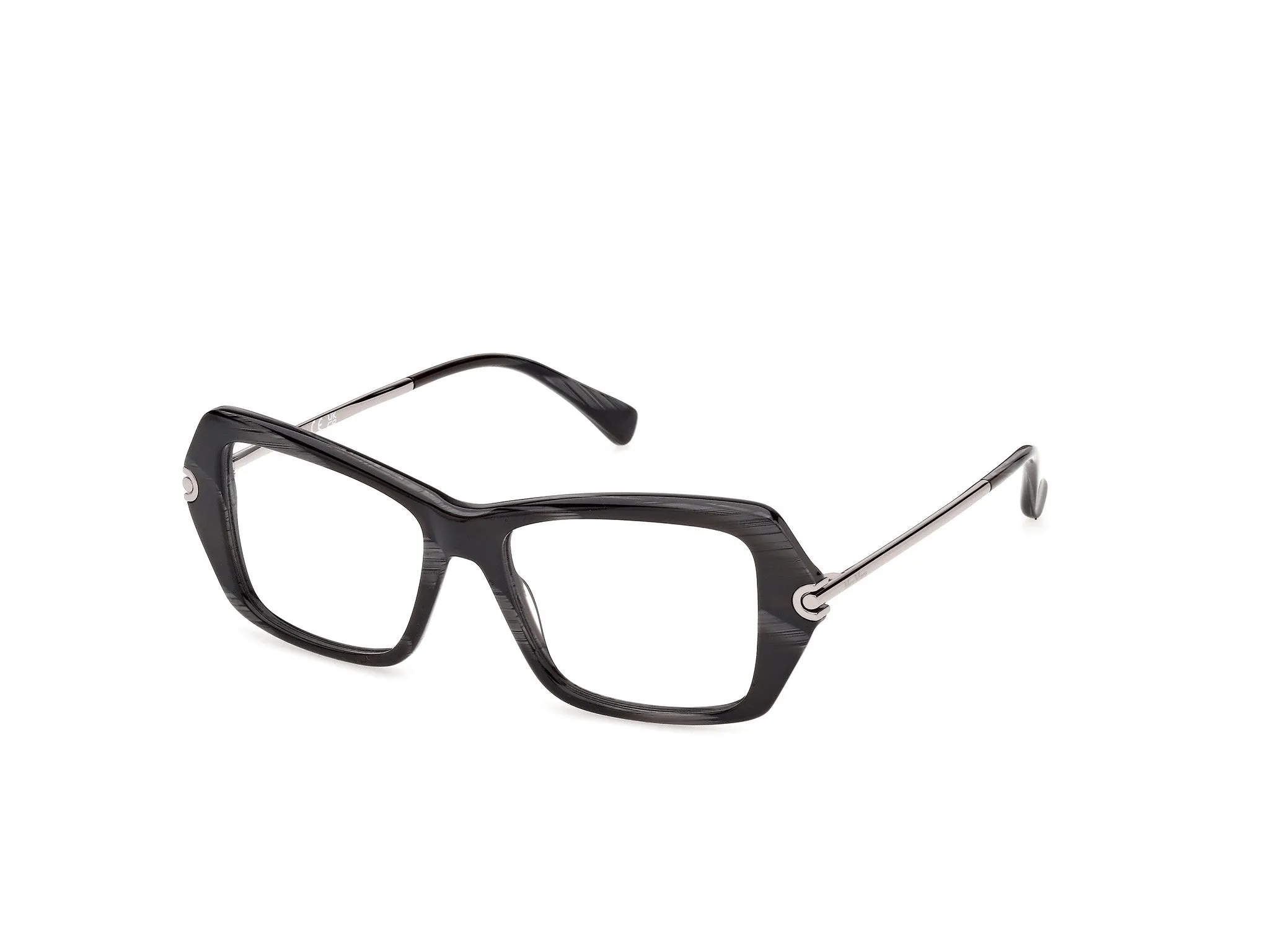 Max Mara MM5255 63 Montature da vista Acetato Nero Squadrata Normale - immagine 1