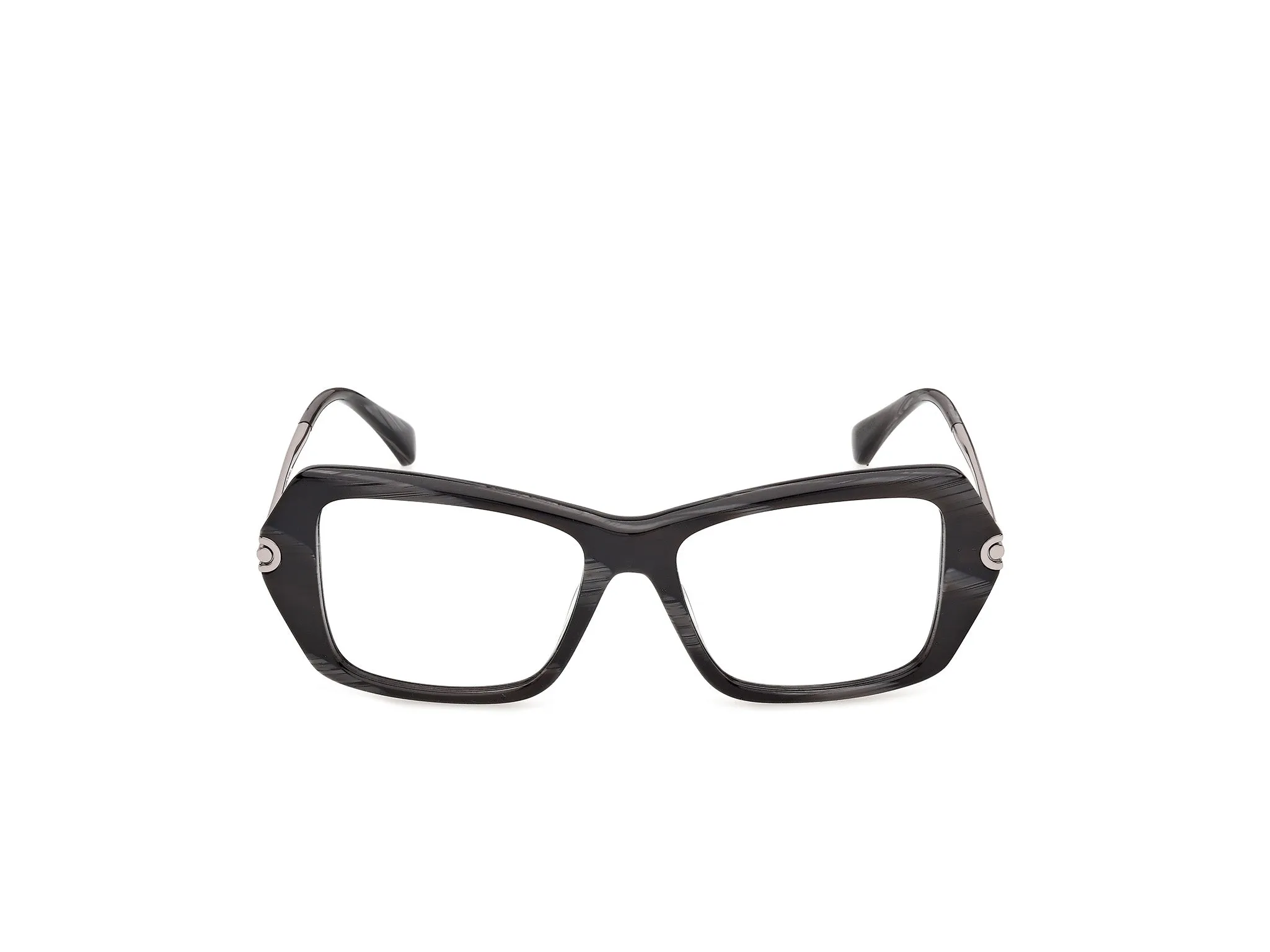 Max Mara MM5255 63 Montature da vista Acetato Nero Squadrata Normale - immagine 2