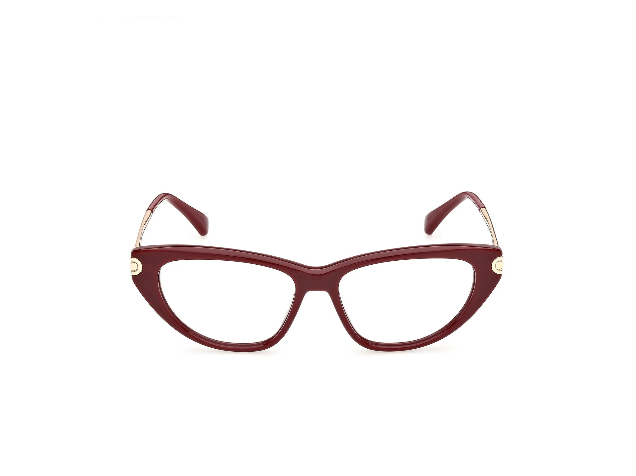 Max Mara MM5254 69 Montature da vista Acetato Bordeaux Maschera Normale - immagine 2