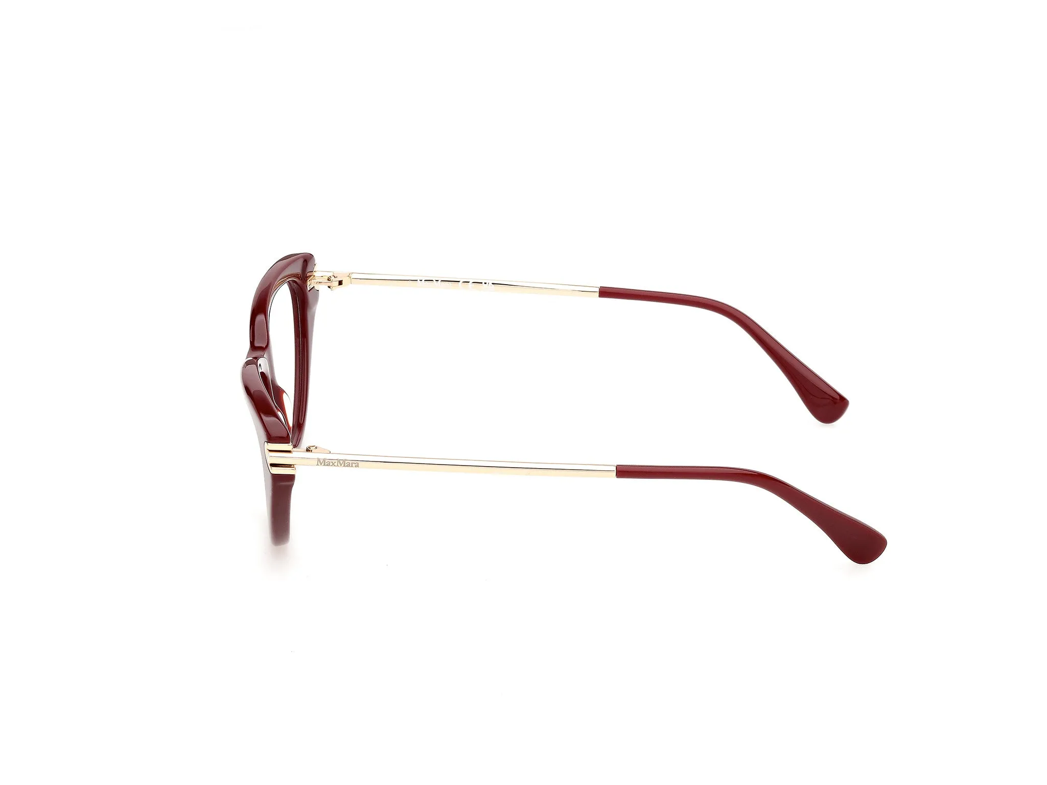 Max Mara MM5254 69 Montature da vista Acetato Bordeaux Maschera Normale - immagine 3