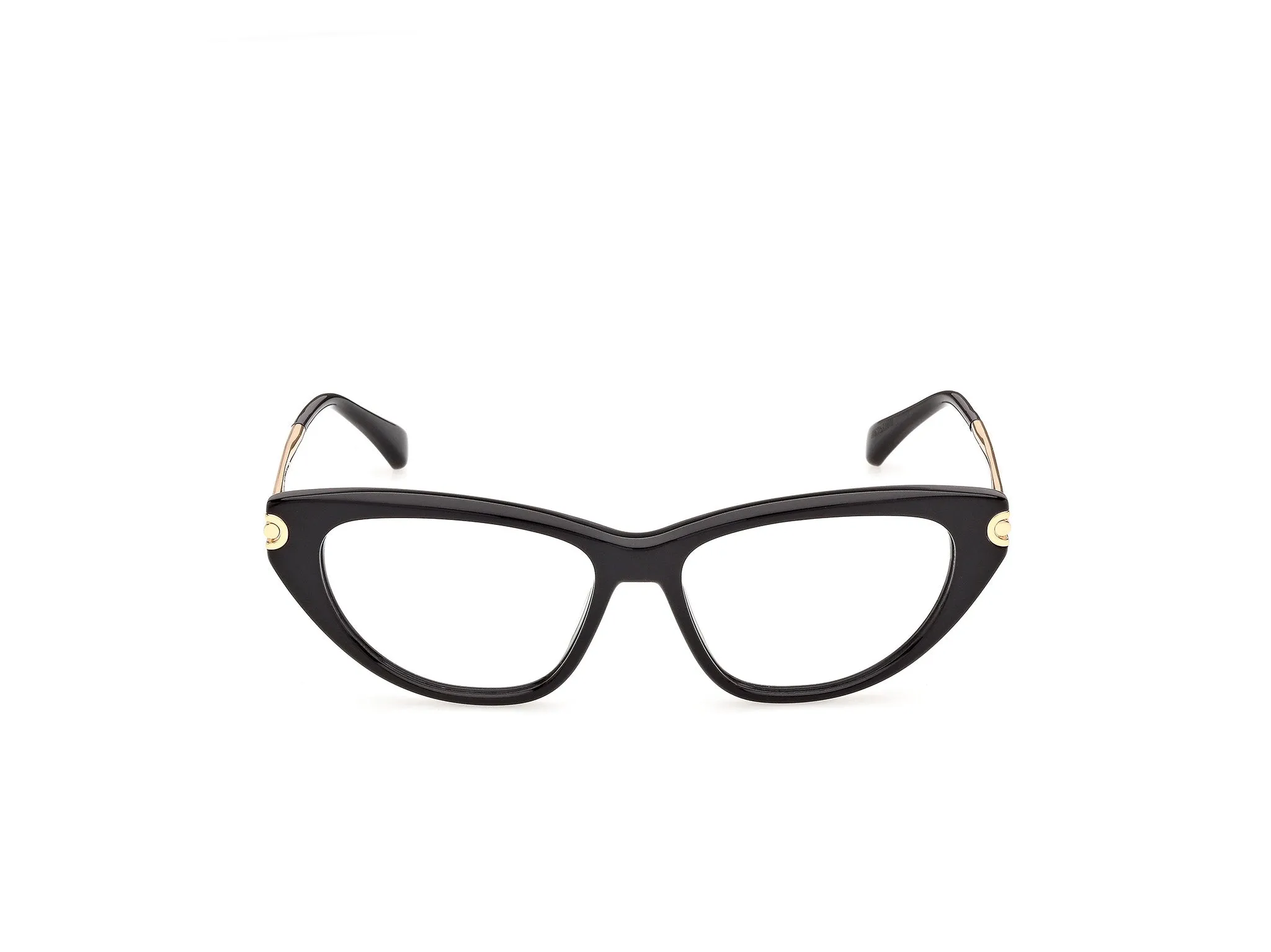 Max Mara MM5254 1 Montature da vista Acetato Nero Maschera Normale - immagine 2