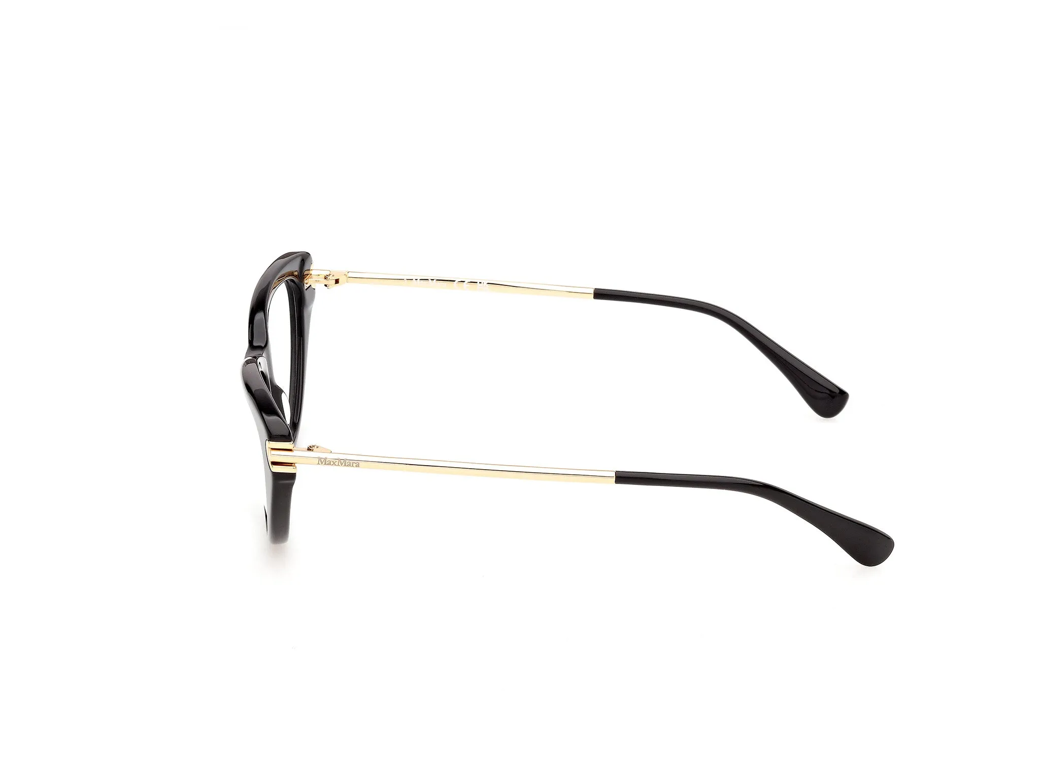 Max Mara MM5254 1 Montature da vista Acetato Nero Maschera Normale - immagine 3