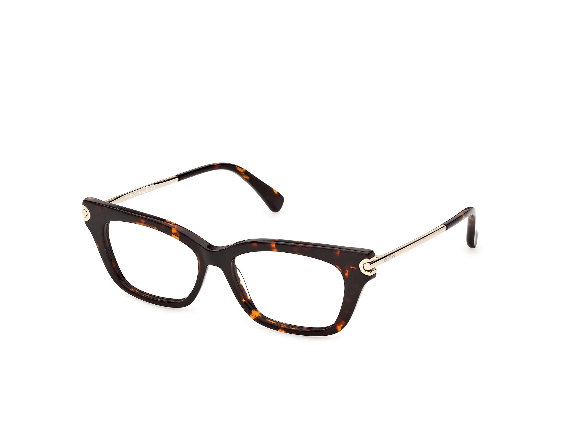 Max Mara MM5253 52 Montature da vista Acetato Havana Squadrata Normale - immagine 1