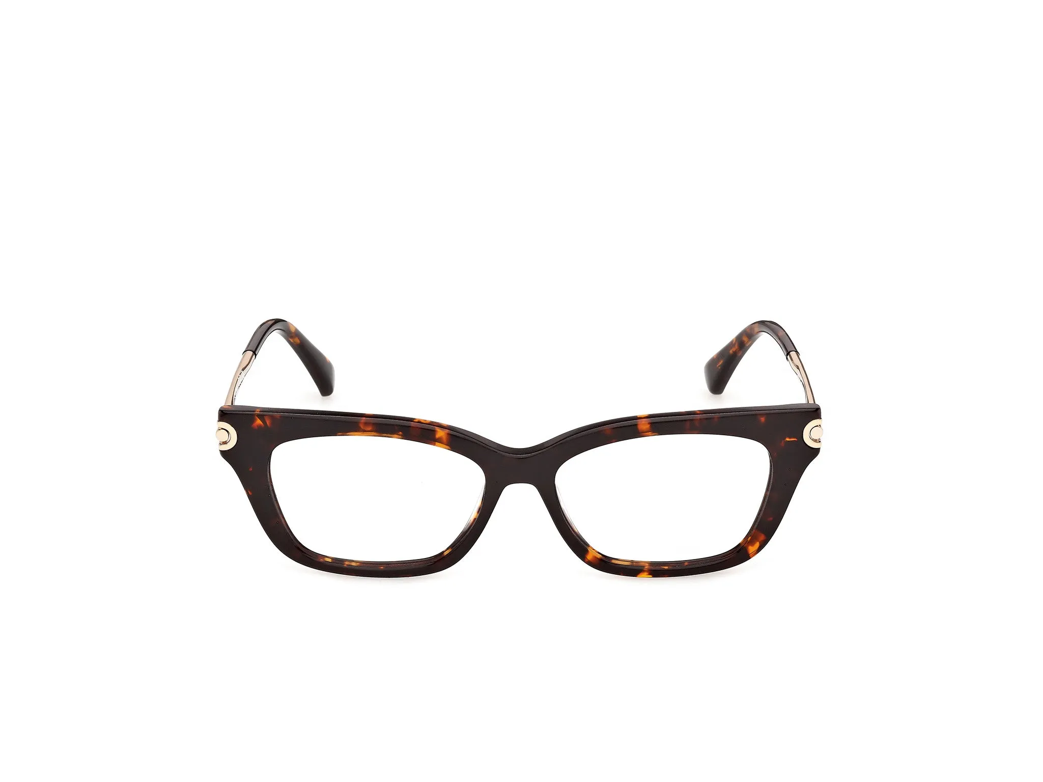 Max Mara MM5253 52 Montature da vista Acetato Havana Squadrata Normale - immagine 2