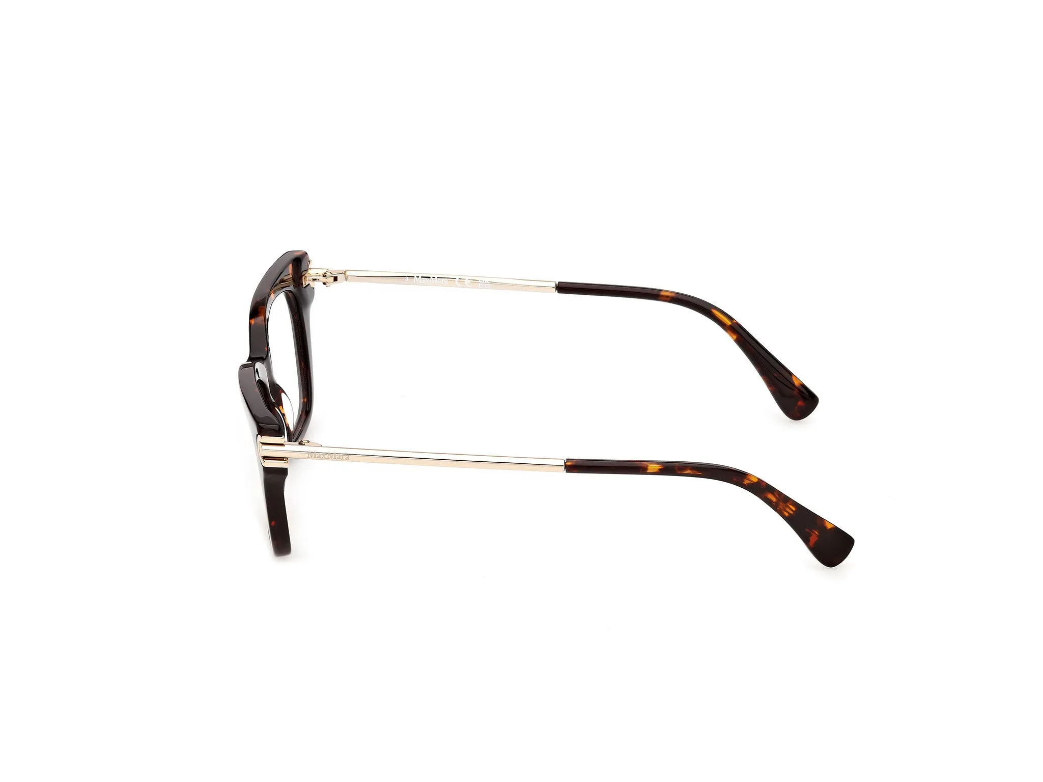 Max Mara MM5253 52 Montature da vista Acetato Havana Squadrata Normale - immagine 3