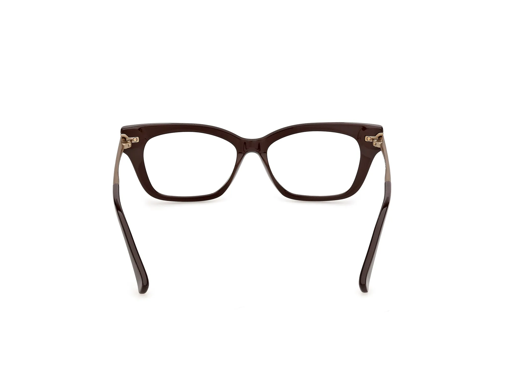 Max Mara MM5253 48 Montature da vista Acetato Marrone Squadrata Normale - immagine 4
