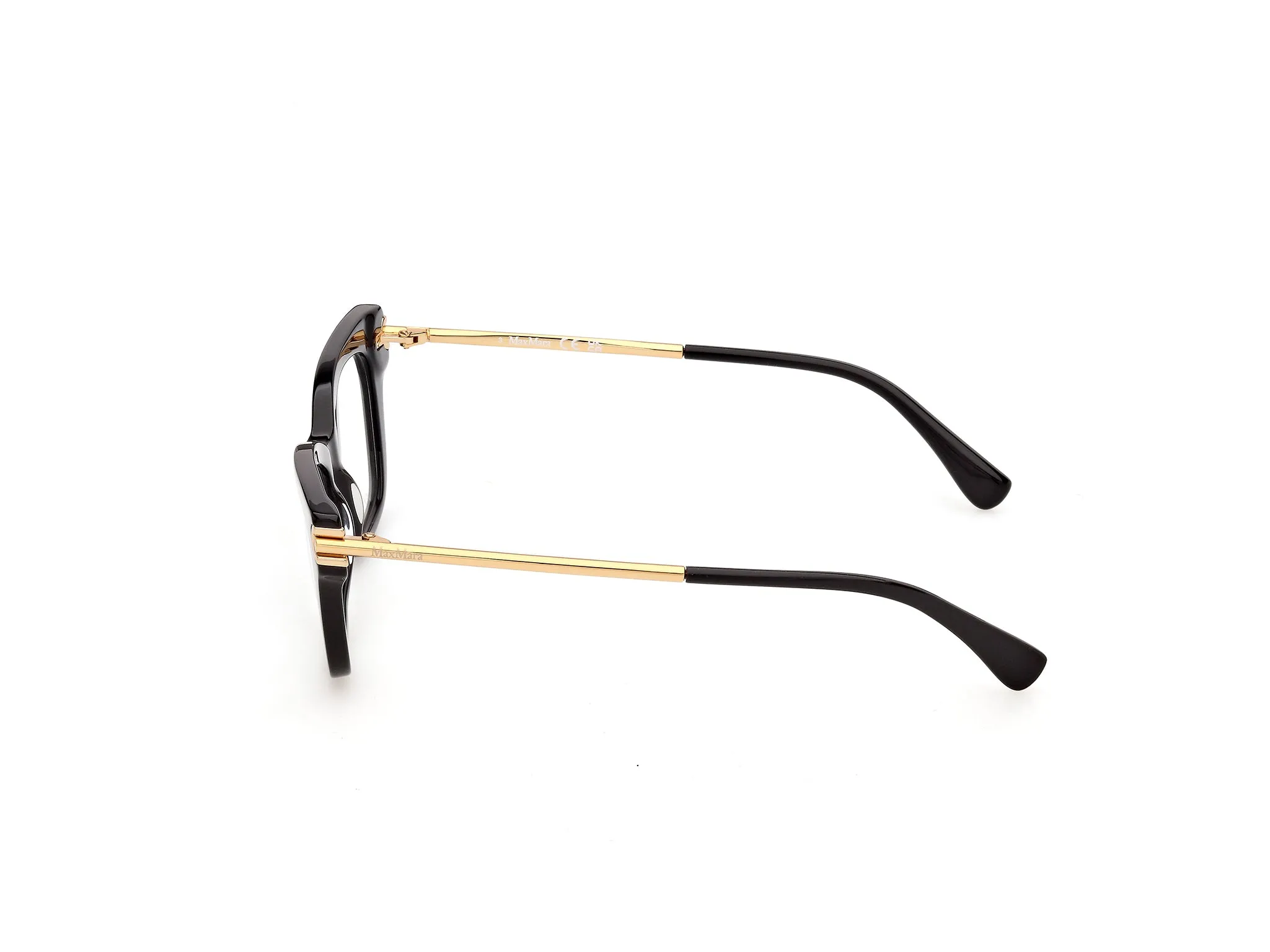 Max Mara MM5253 1 Montature da vista Acetato Nero Squadrata Normale - immagine 3