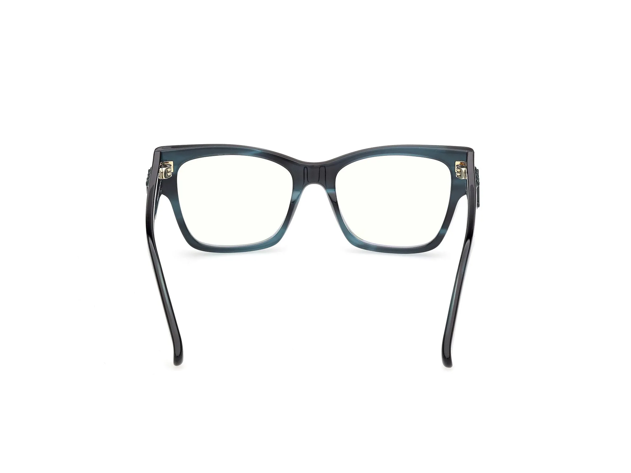 Max Mara MM5251-B 64 Montature da vista Acetato Verde Squadrata Normale - immagine 4