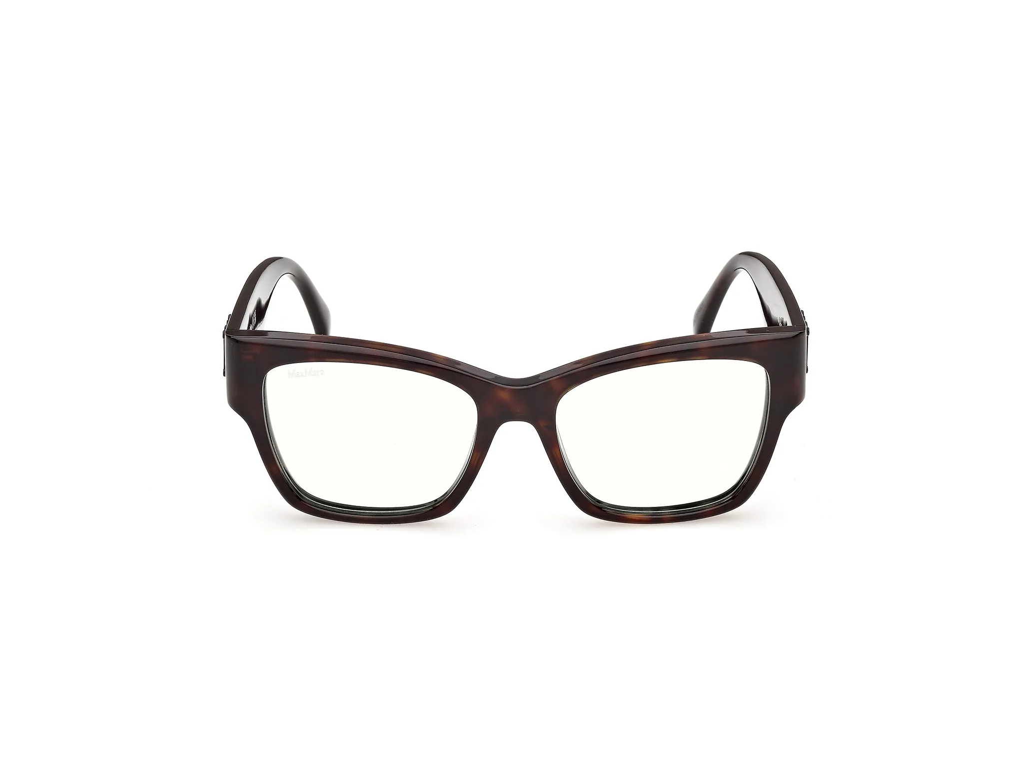 Max Mara MM5251-B 52 Montature da vista Acetato Havana Squadrata Normale - immagine 2