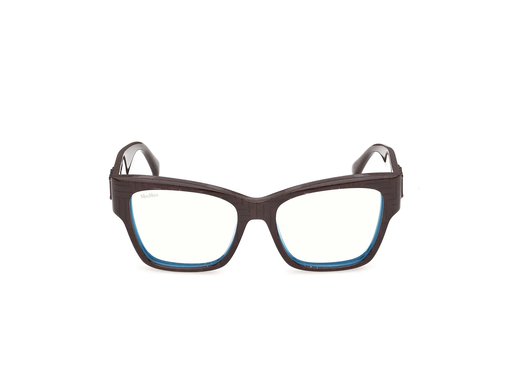 Max Mara MM5251-B 50 Montature da vista Acetato Marrone Squadrata Normale - immagine 2