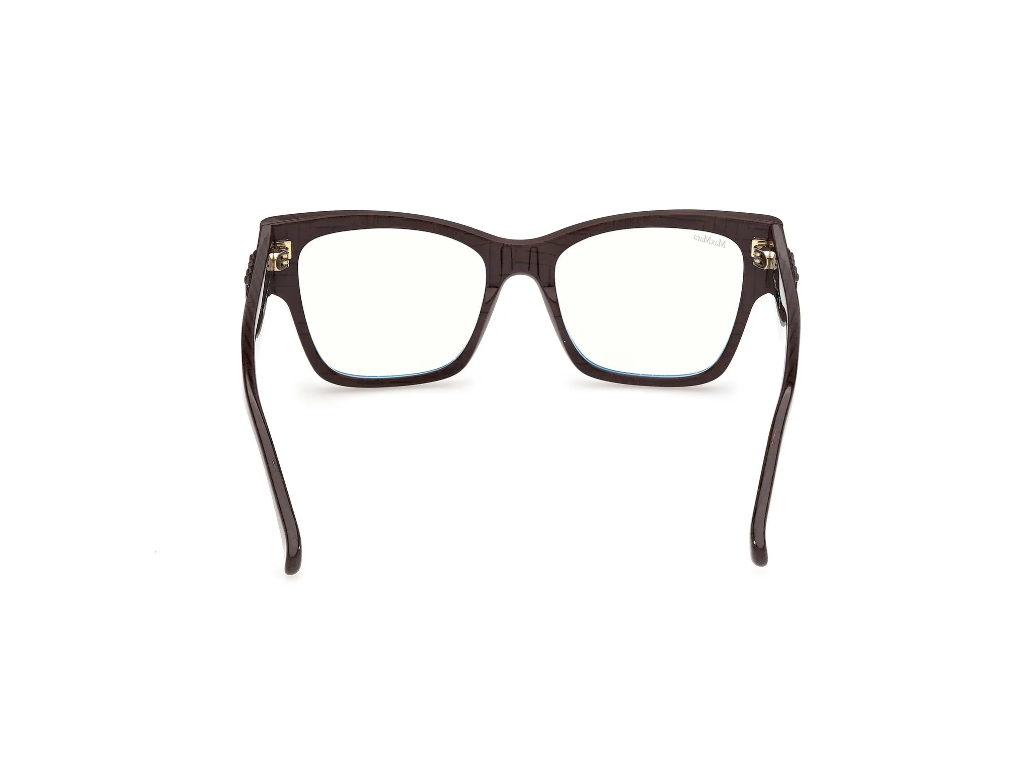 Max Mara MM5251-B 50 Montature da vista Acetato Marrone Squadrata Normale - immagine 4