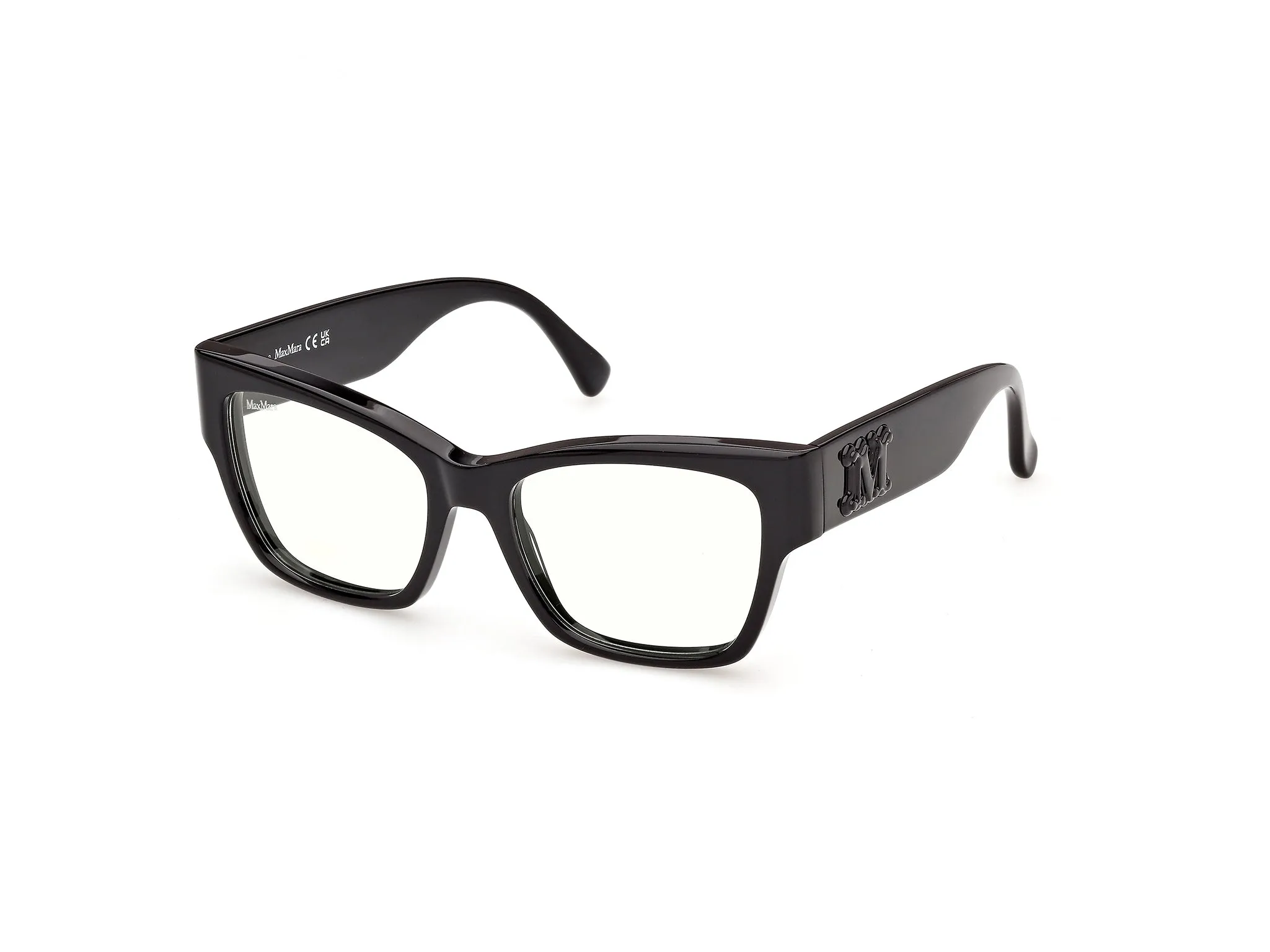 Max Mara MM5251-B 1 Montature da vista Acetato Nero Squadrata Normale - immagine 1