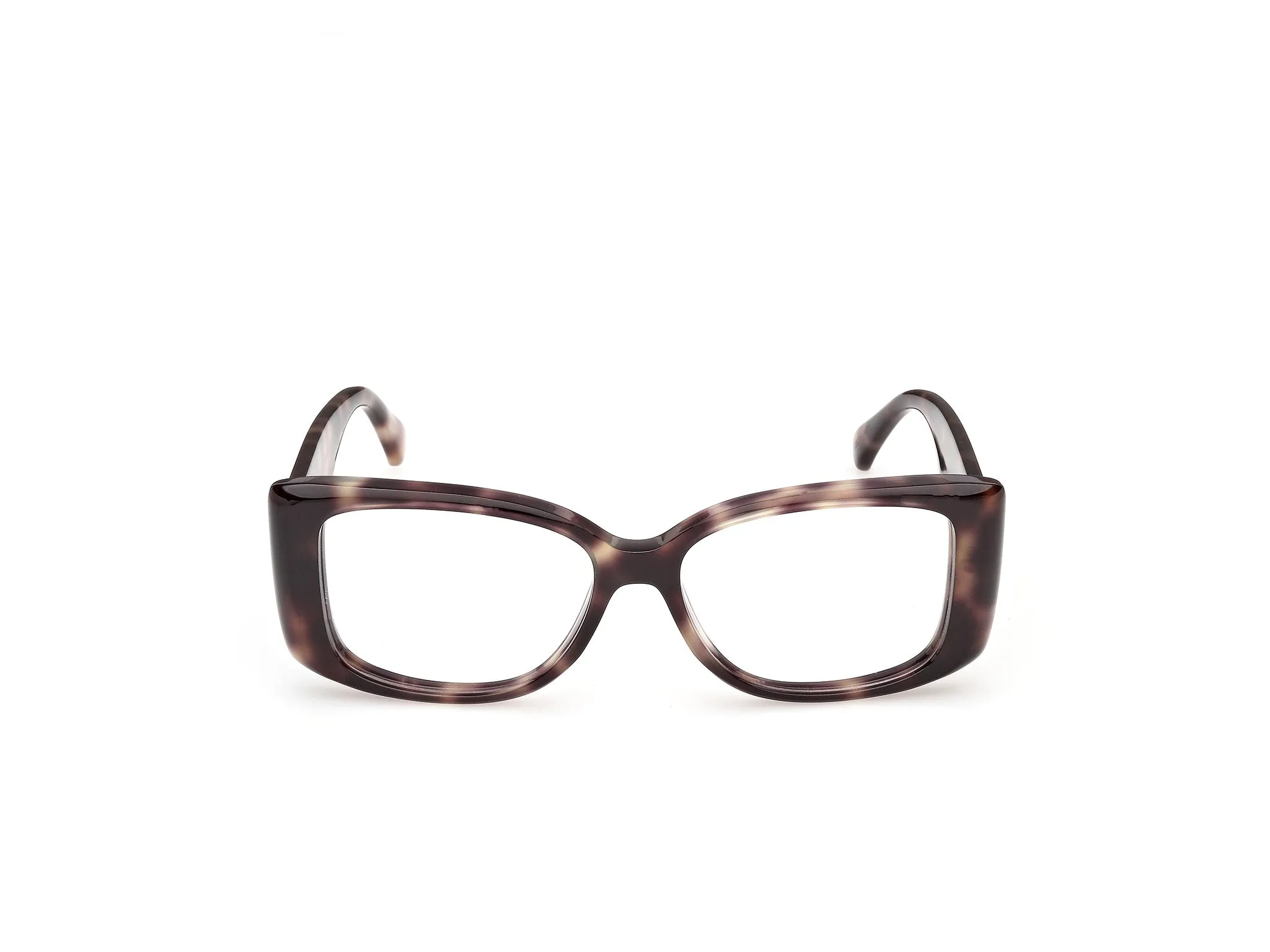 Max Mara MM5250 52 Montature da vista Acetato Havana Squadrata Normale - immagine 2