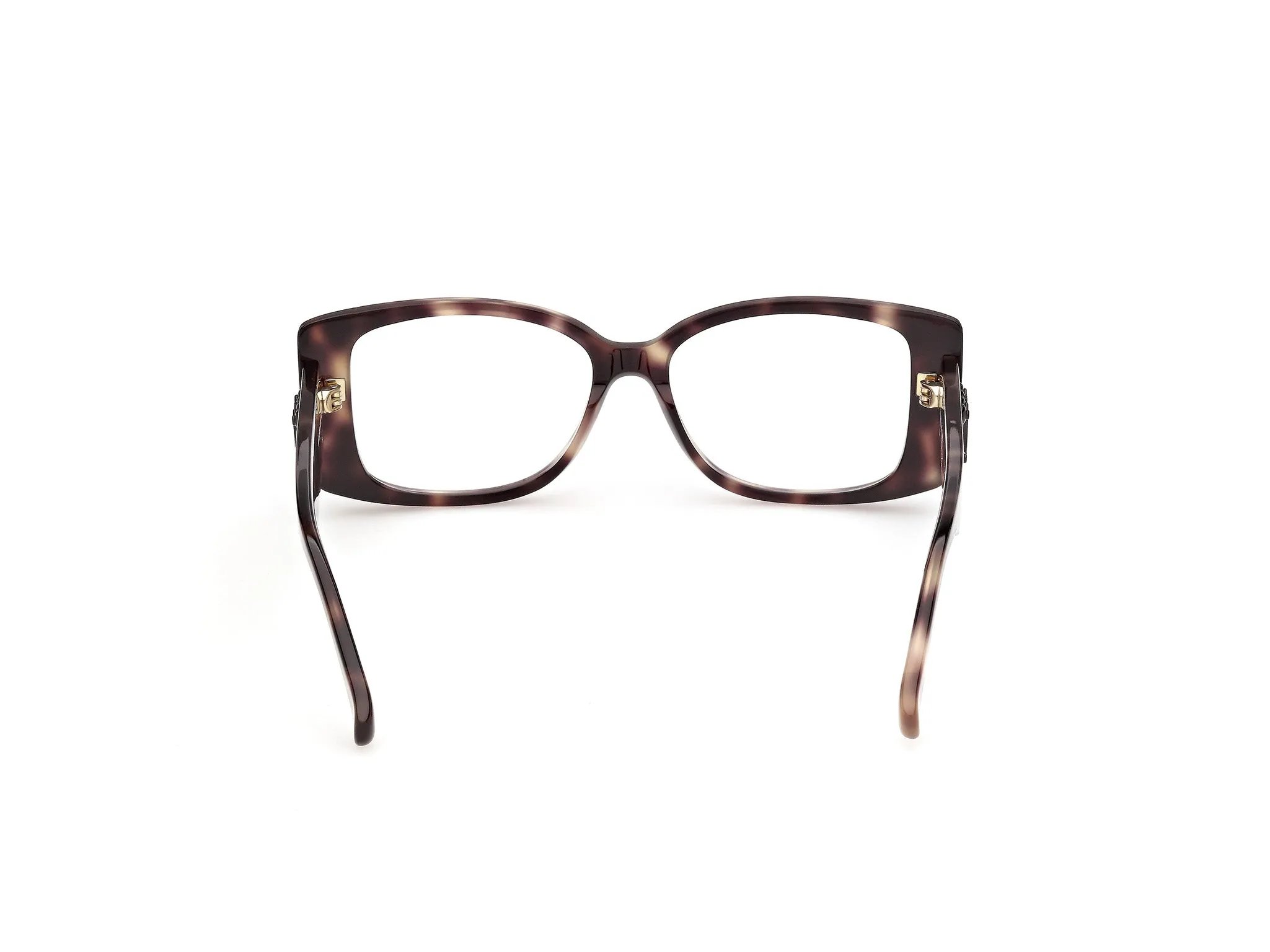 Max Mara MM5250 52 Montature da vista Acetato Havana Squadrata Normale - immagine 4