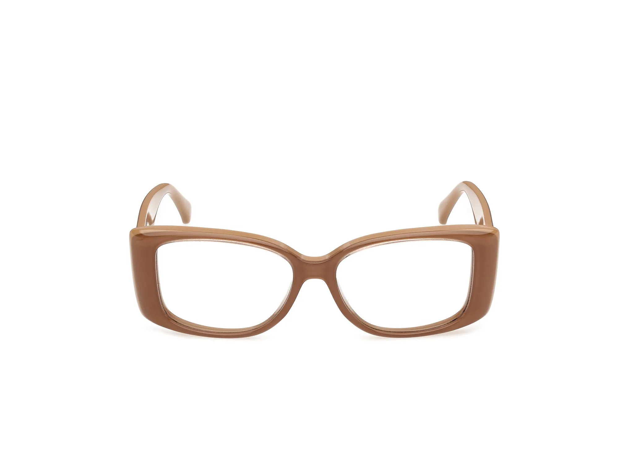 Max Mara MM5250 46 Montature da vista Acetato Marrone Squadrata Normale - immagine 2