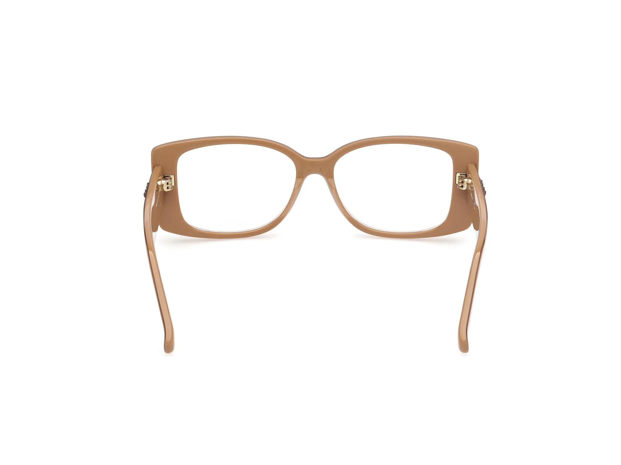 Max Mara MM5250 46 Montature da vista Acetato Marrone Squadrata Normale - immagine 4