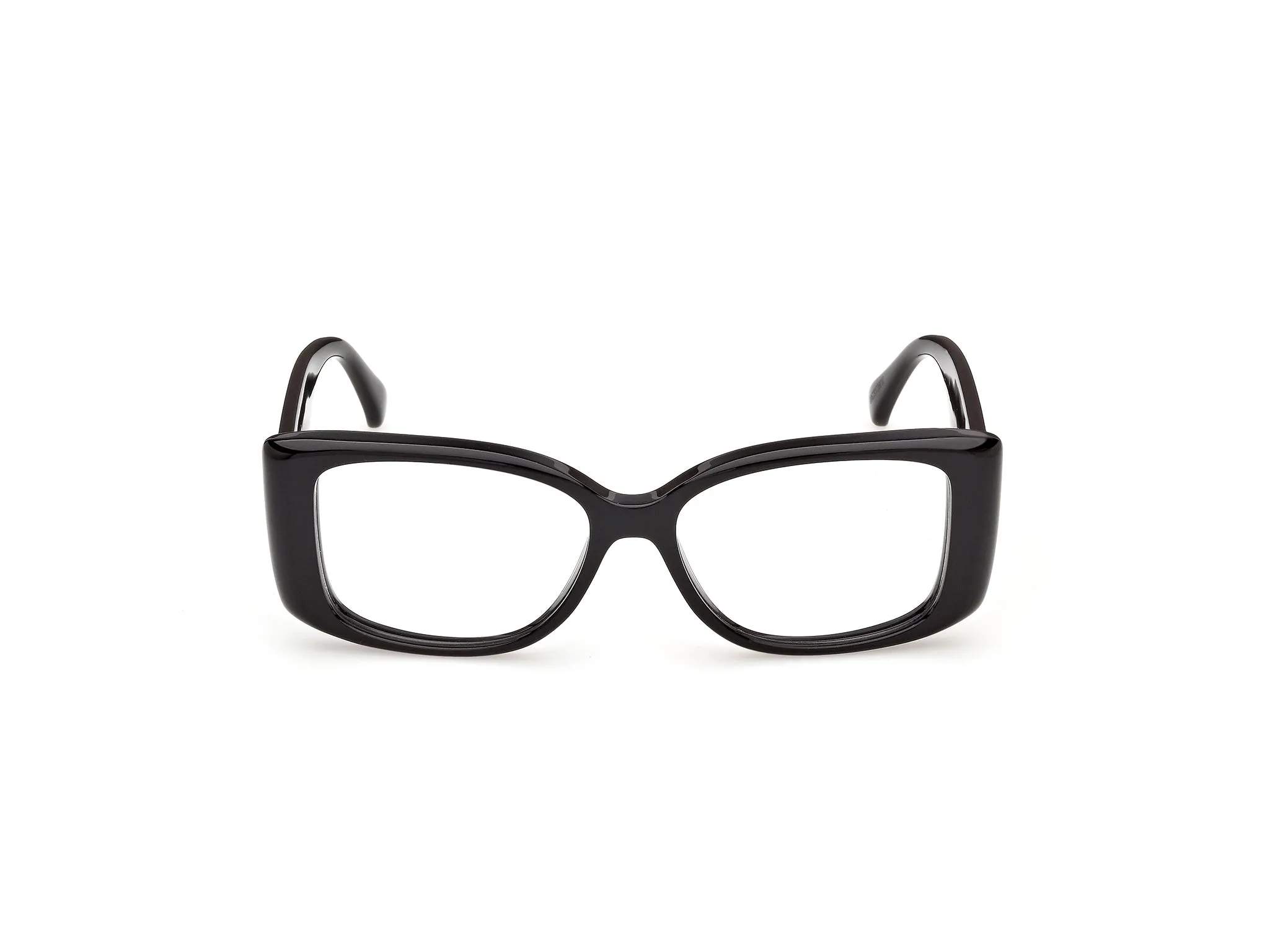 Max Mara MM5250 1 Montature da vista Acetato Nero Squadrata Normale - immagine 2