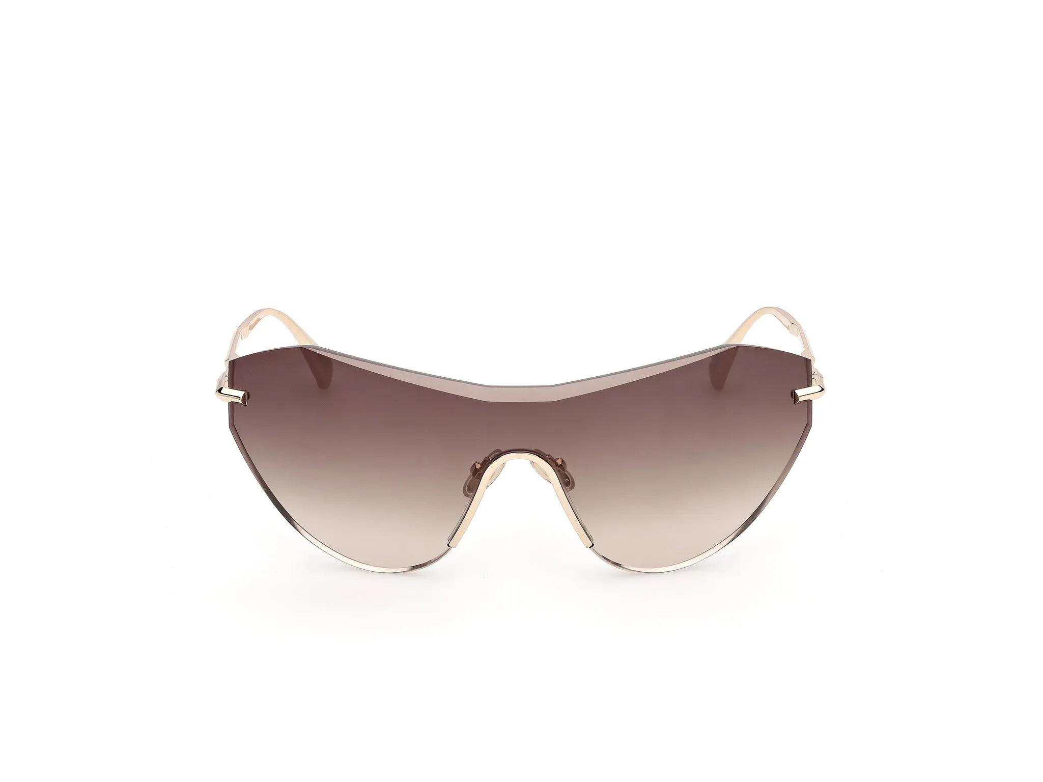 Max Mara MM0216 32F Occhiali da sole Metallo Oro Marrone Farfalla Normale - immagine 2