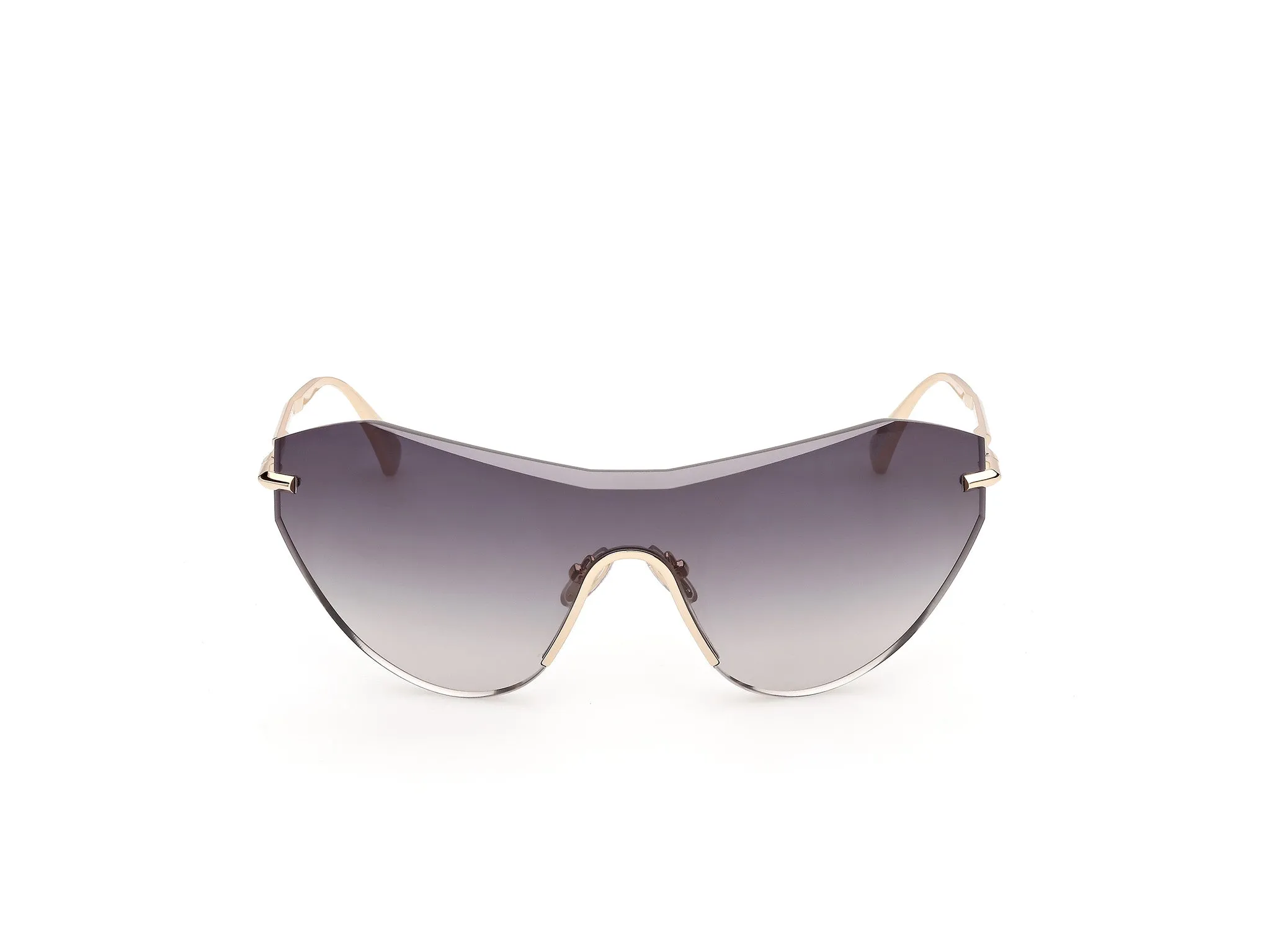 Max Mara MM0216 32B Occhiali da sole Metallo Oro Fumo Farfalla Normale - immagine 2