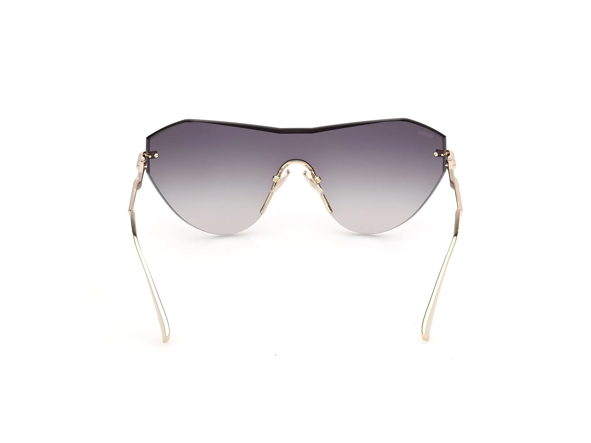 Max Mara MM0216 32B Occhiali da sole Metallo Oro Fumo Farfalla Normale - immagine 4