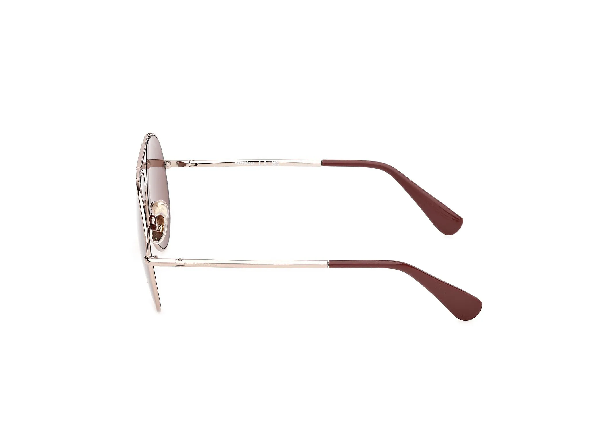 Max Mara MM0215 36E Occhiali da sole Acetato Bronzo Marrone Pilot Normale - immagine 3