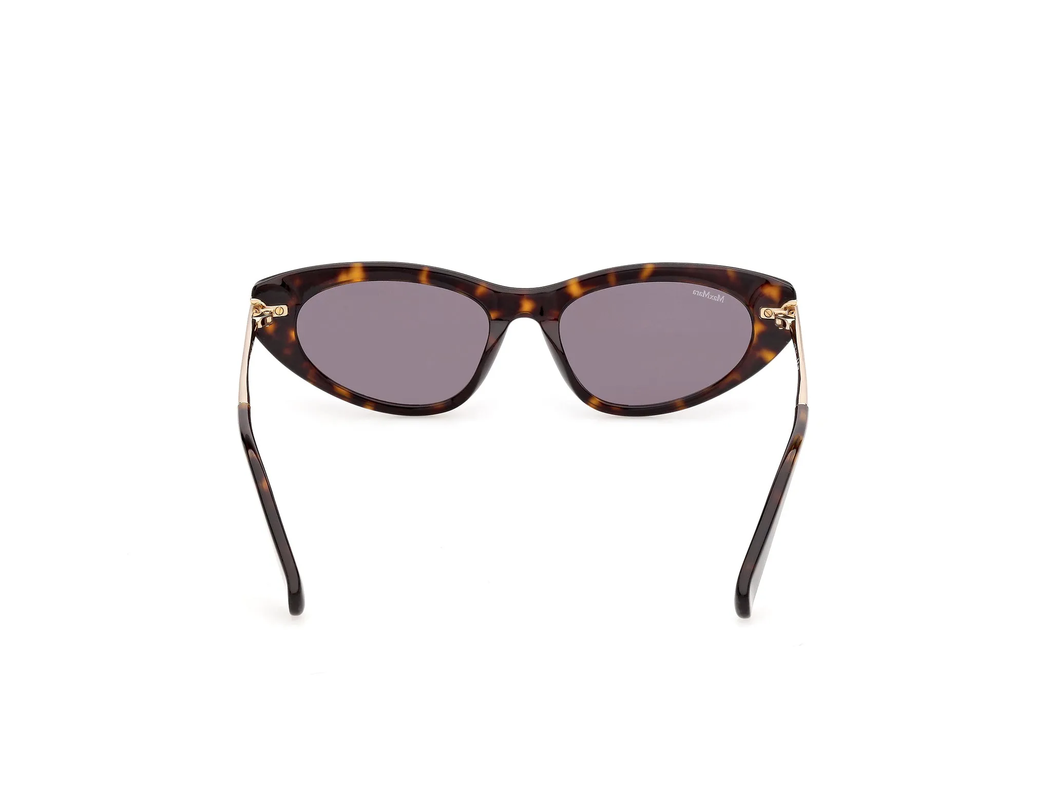 Max Mara MM0214 52A Occhiali da sole Acetato Havana Fumo Squadrata Normale - immagine 4