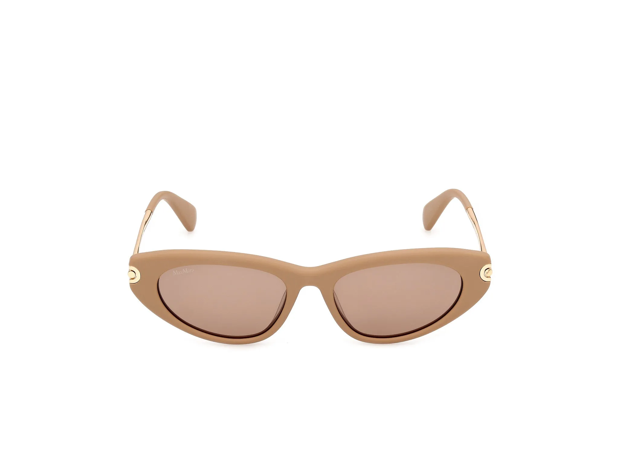 Max Mara MM0214 46E Occhiali da sole Acetato Marrone Marrone Squadrata Normale - immagine 2