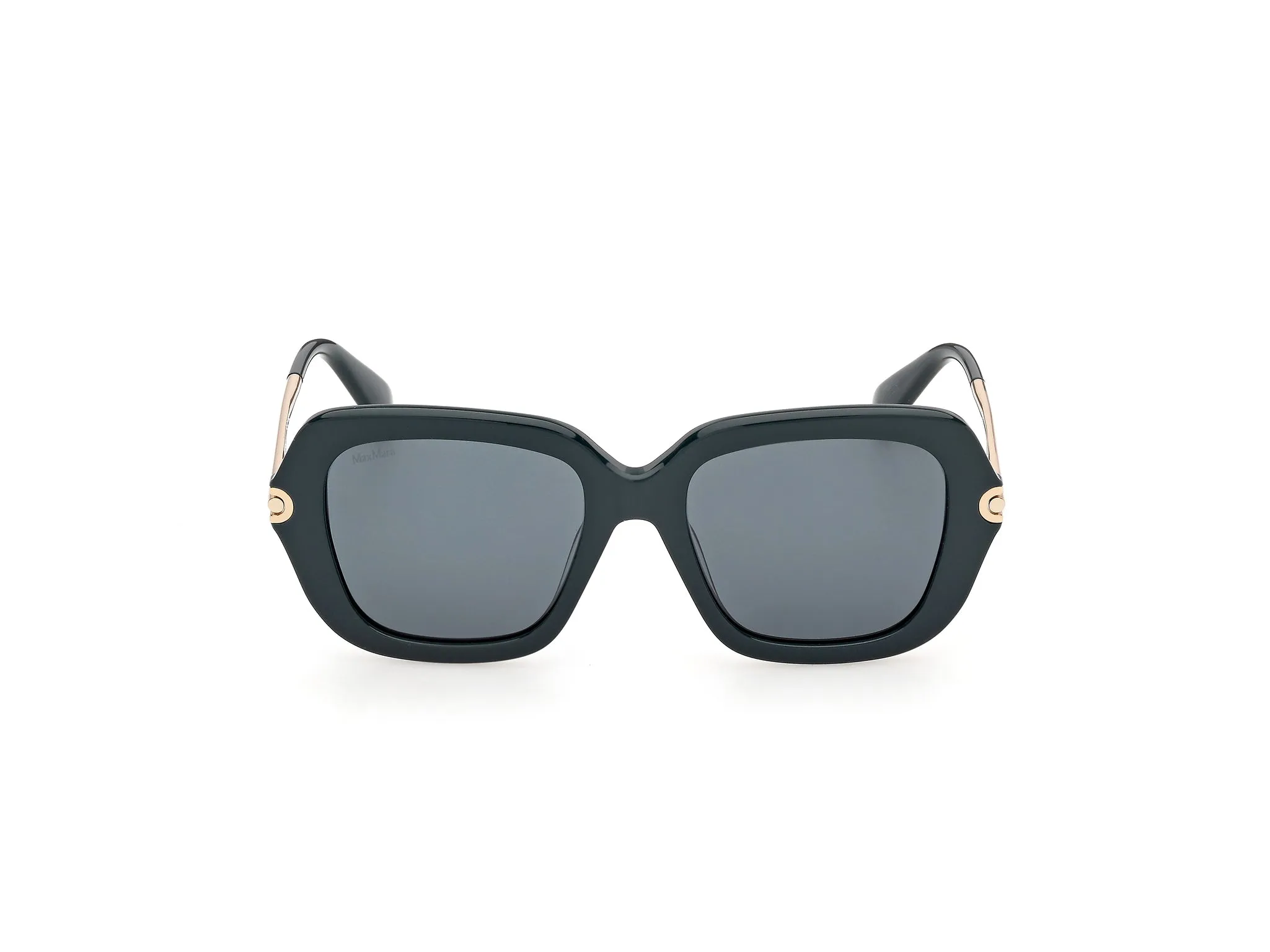 Max Mara MM0213 96N Occhiali da sole Acetato Verde Verde Farfalla Normale - immagine 2