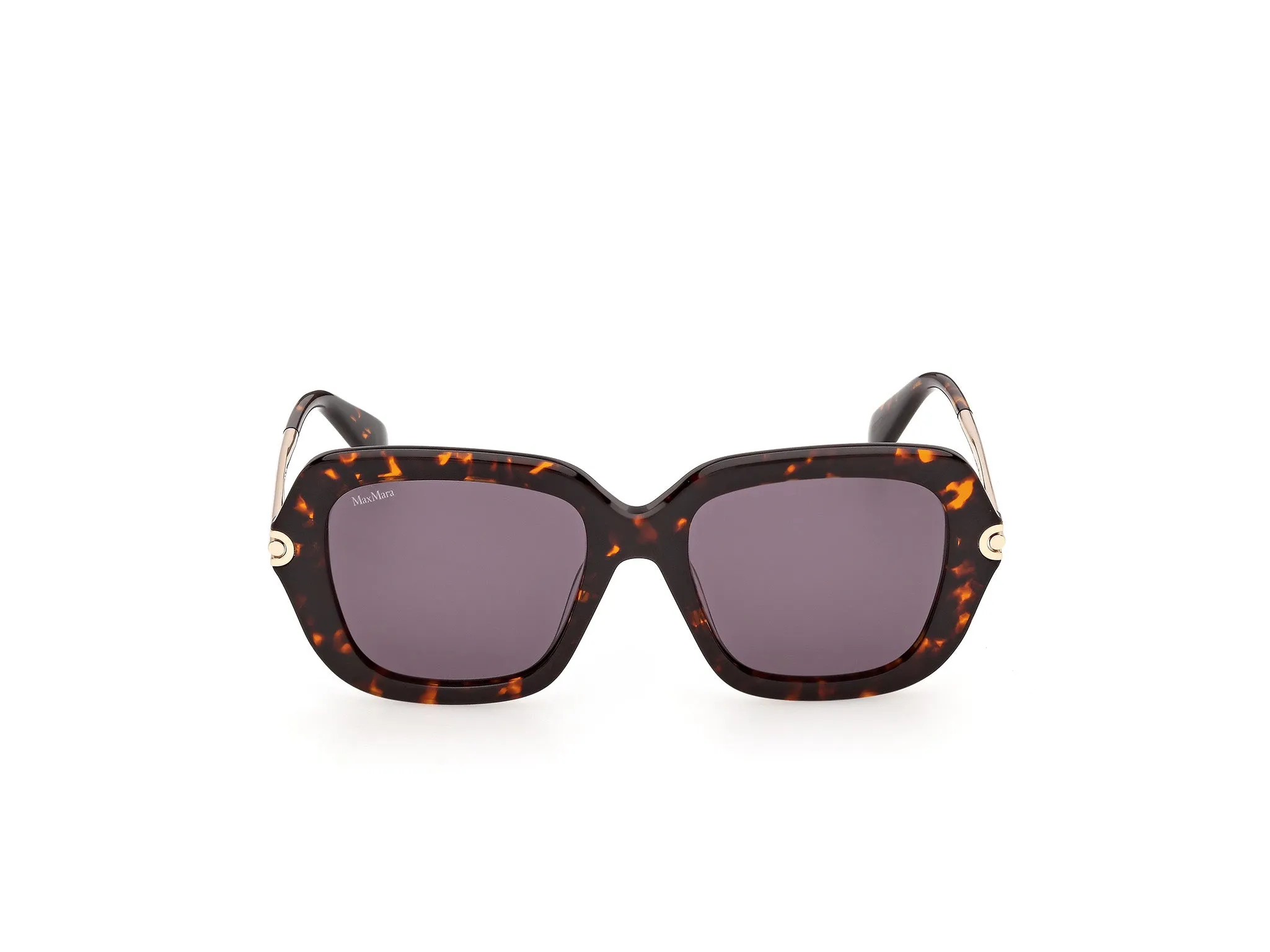 Max Mara MM0213 52A Occhiali da sole Acetato Havana Fumo Farfalla Normale - immagine 2