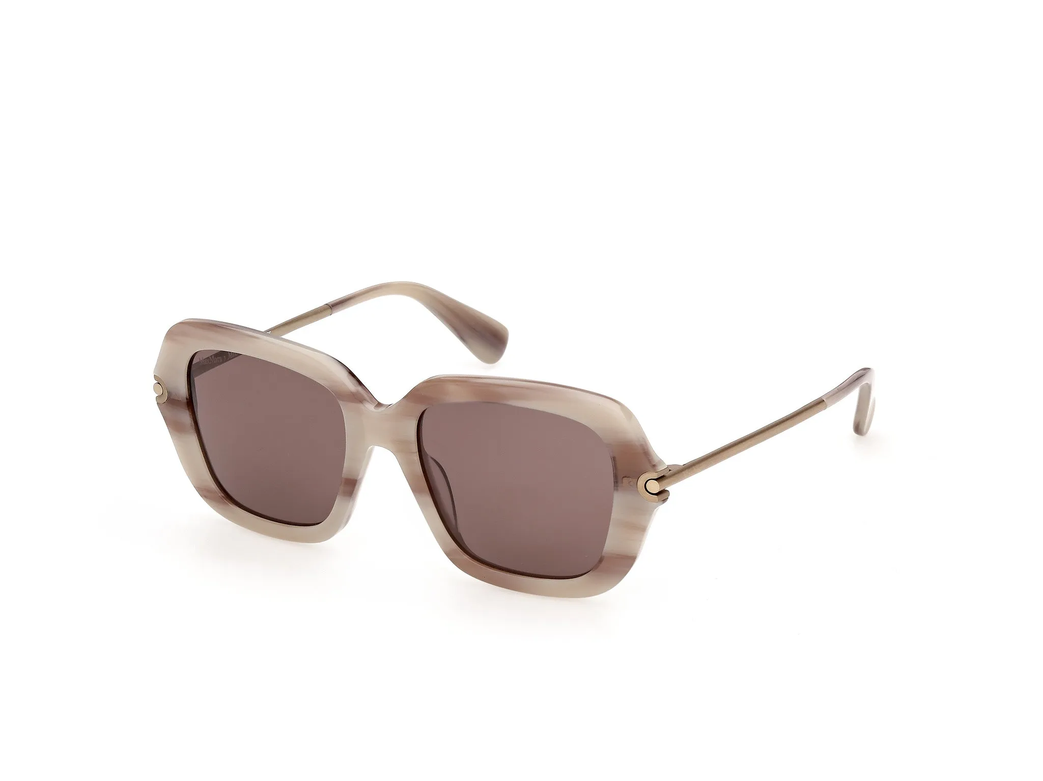 Max Mara MM0213 20E Occhiali da sole Acetato Grigio Marrone Farfalla Normale - immagine 1