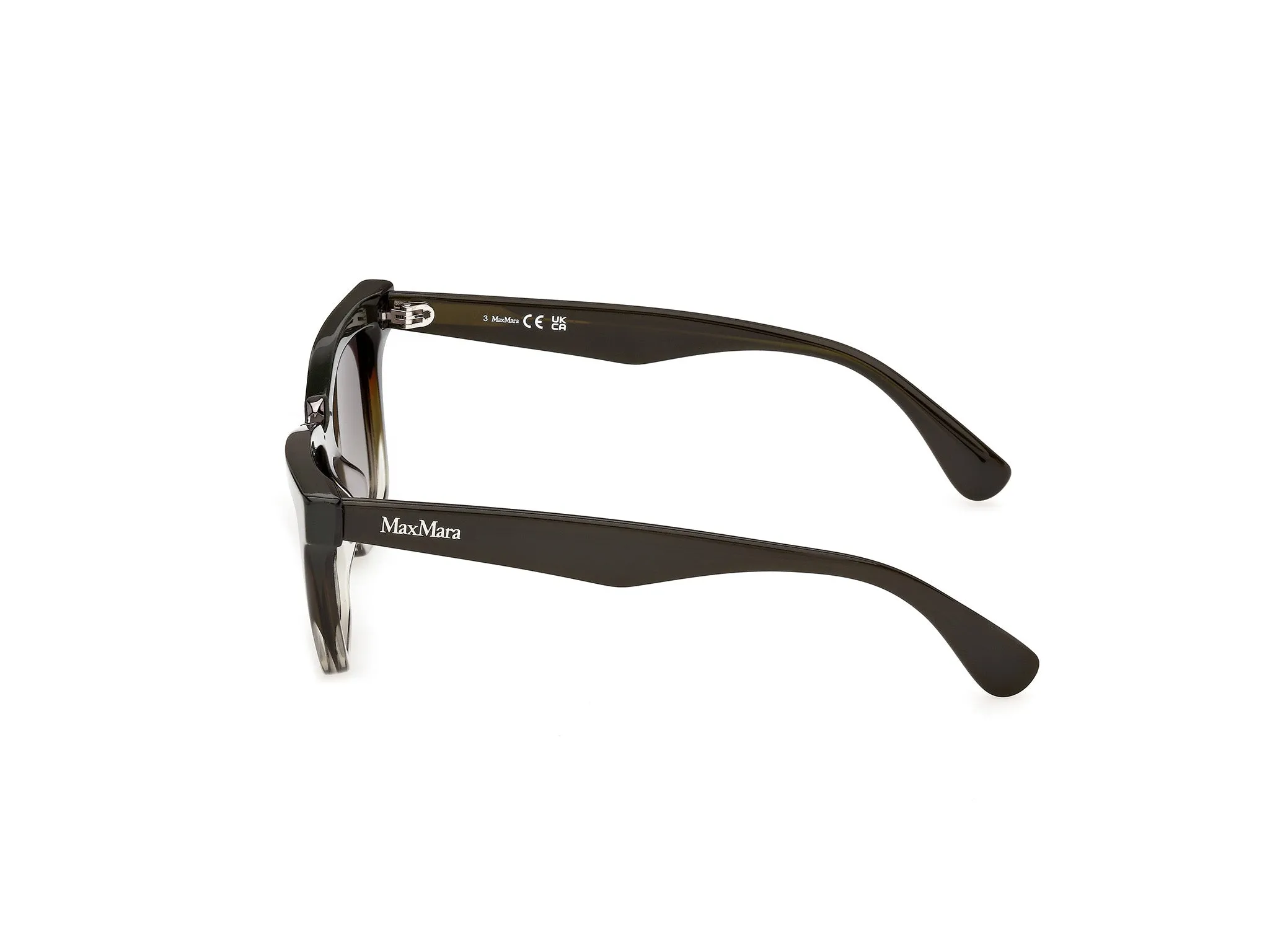 Max Mara MM0212 96P Occhiali da sole Acetato Verde Verde Cat Eye Normale - immagine 3