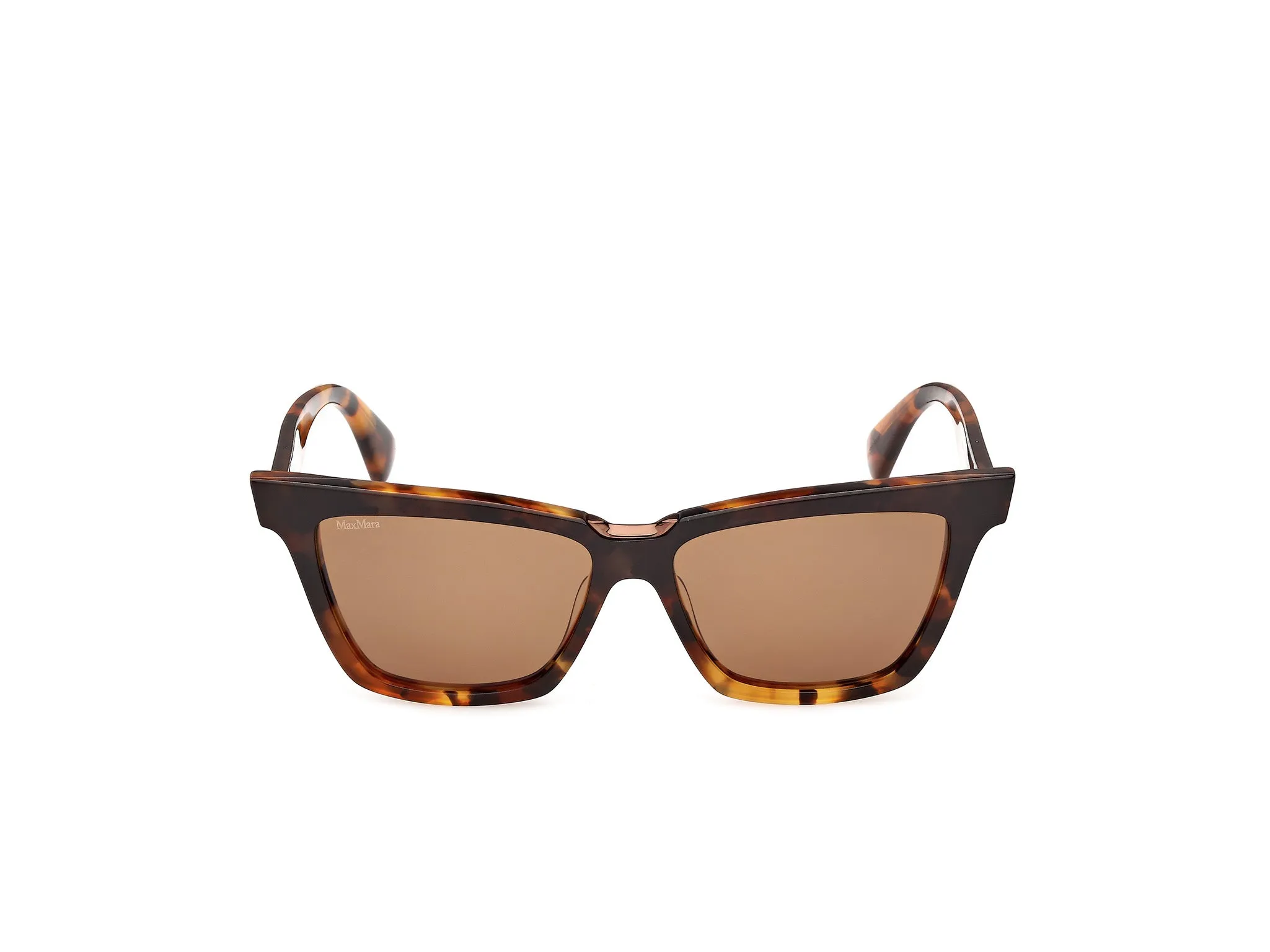 Max Mara MM0212 56E Occhiali da sole Acetato Havana Marrone Cat Eye Normale - immagine 2