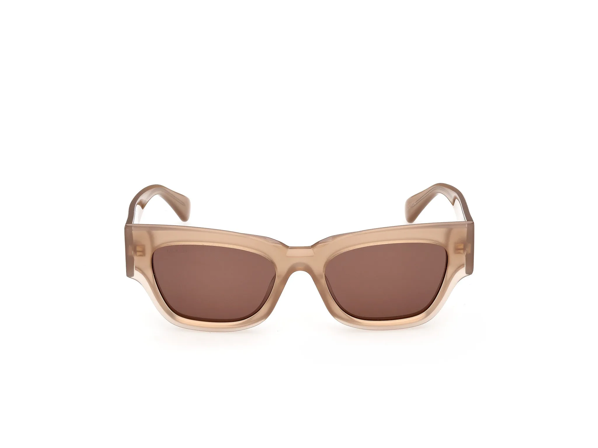 Max Mara MM0211 72E Occhiali da sole Acetato Rosa Marrone Geometrica Normale - immagine 2