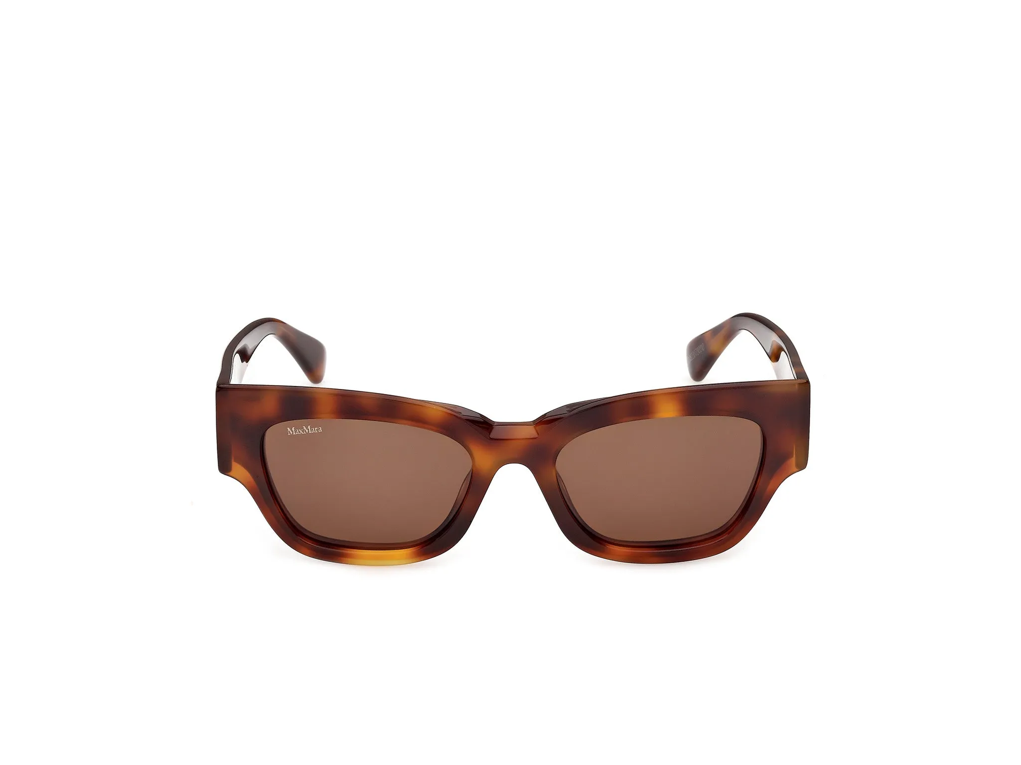 Max Mara MM0211 52E Occhiali da sole Acetato Havana Marrone Geometrica Normale - immagine 2
