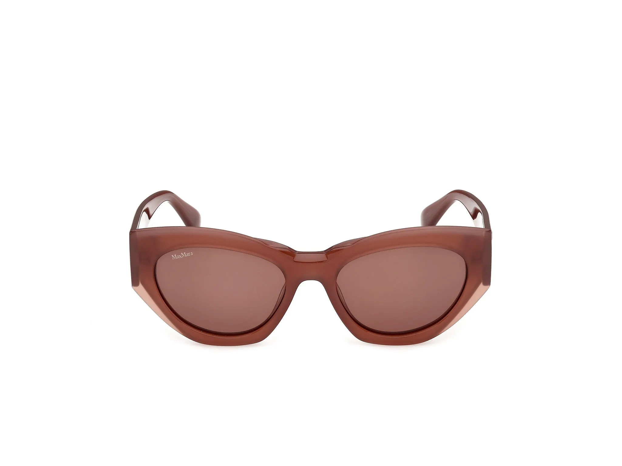 Max Mara MM0210 72E Occhiali da sole Acetato Rosa Marrone Cat Eye Normale - immagine 2