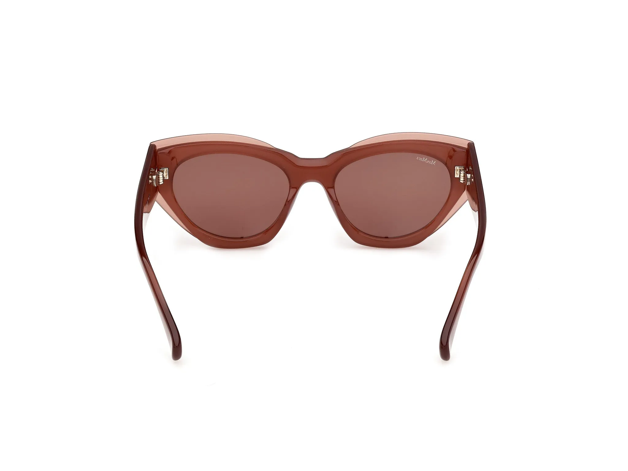 Max Mara MM0210 72E Occhiali da sole Acetato Rosa Marrone Cat Eye Normale - immagine 4