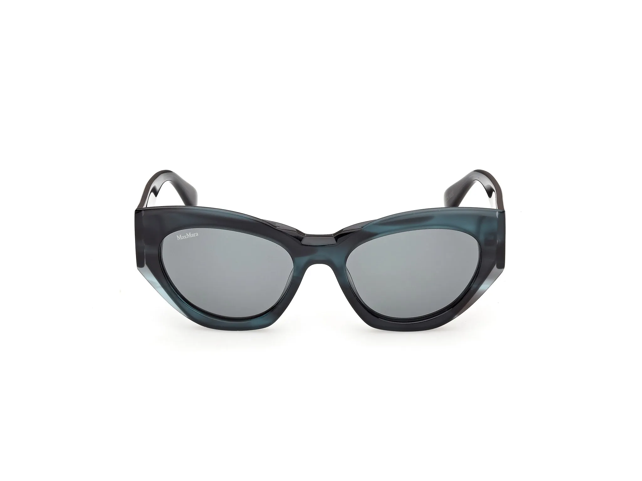 Max Mara MM0210 64N Occhiali da sole Acetato Verde Verde Cat Eye Normale - immagine 2