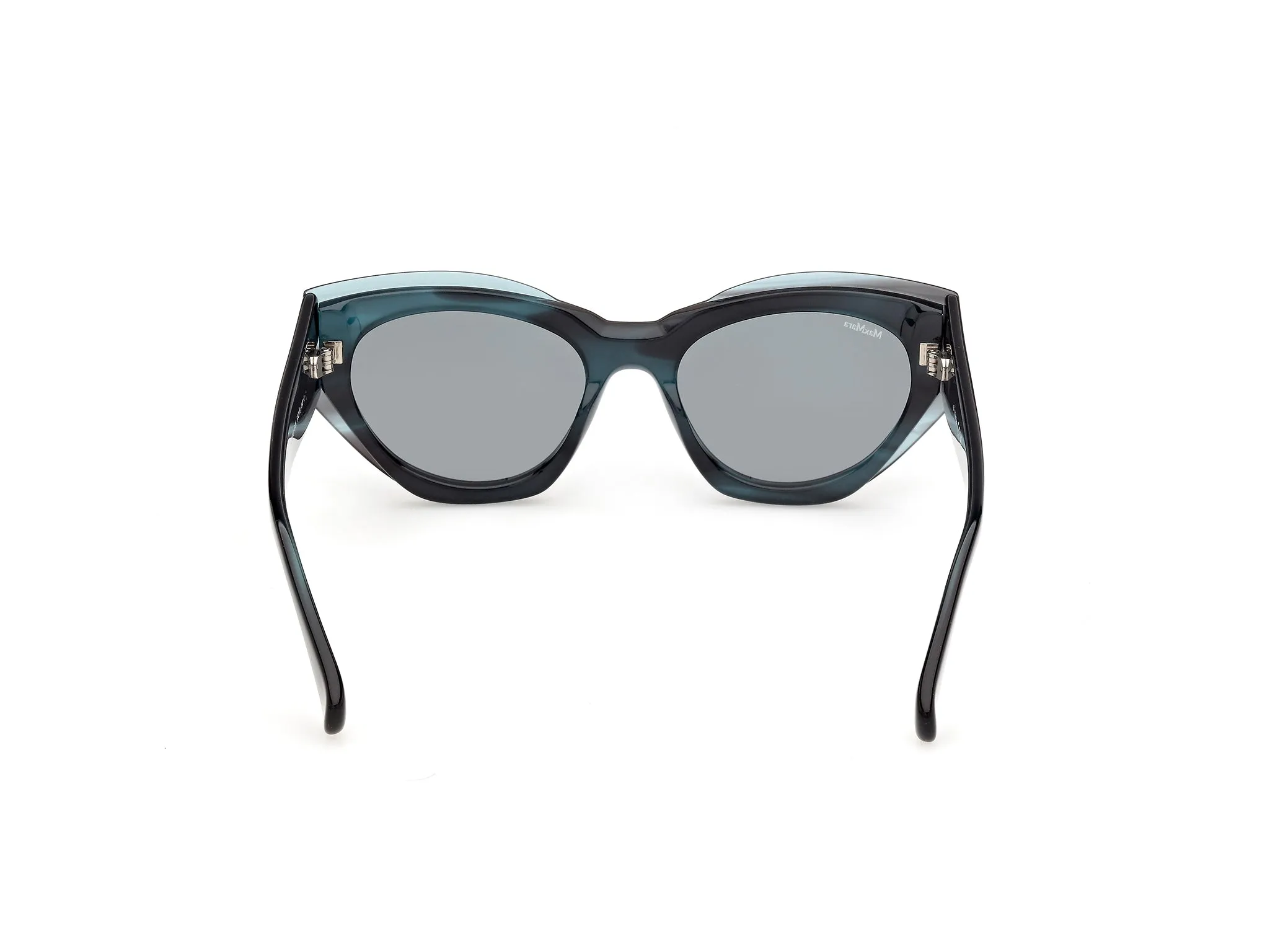 Max Mara MM0210 64N Occhiali da sole Acetato Verde Verde Cat Eye Normale - immagine 4